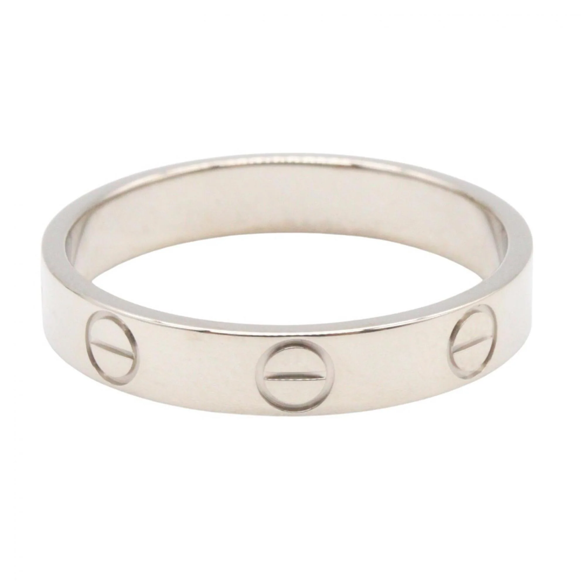 Mini Band Ring 18K White Gold - Image 2