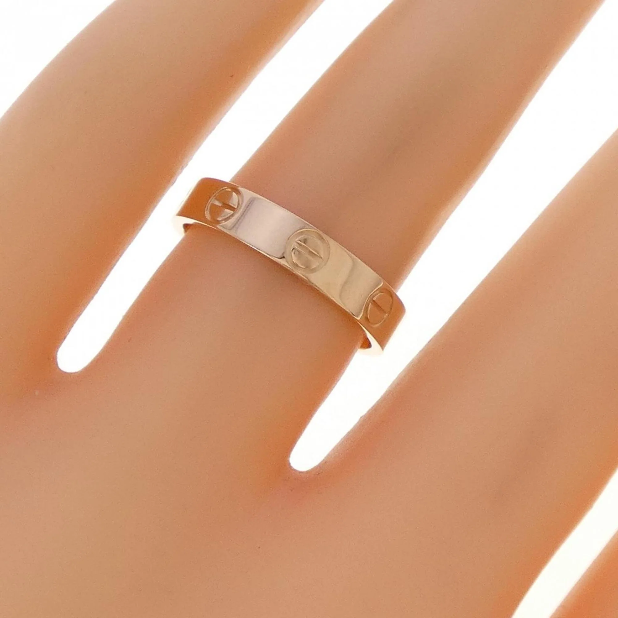 Mini Love Ring 18K Rose Gold - Image 4
