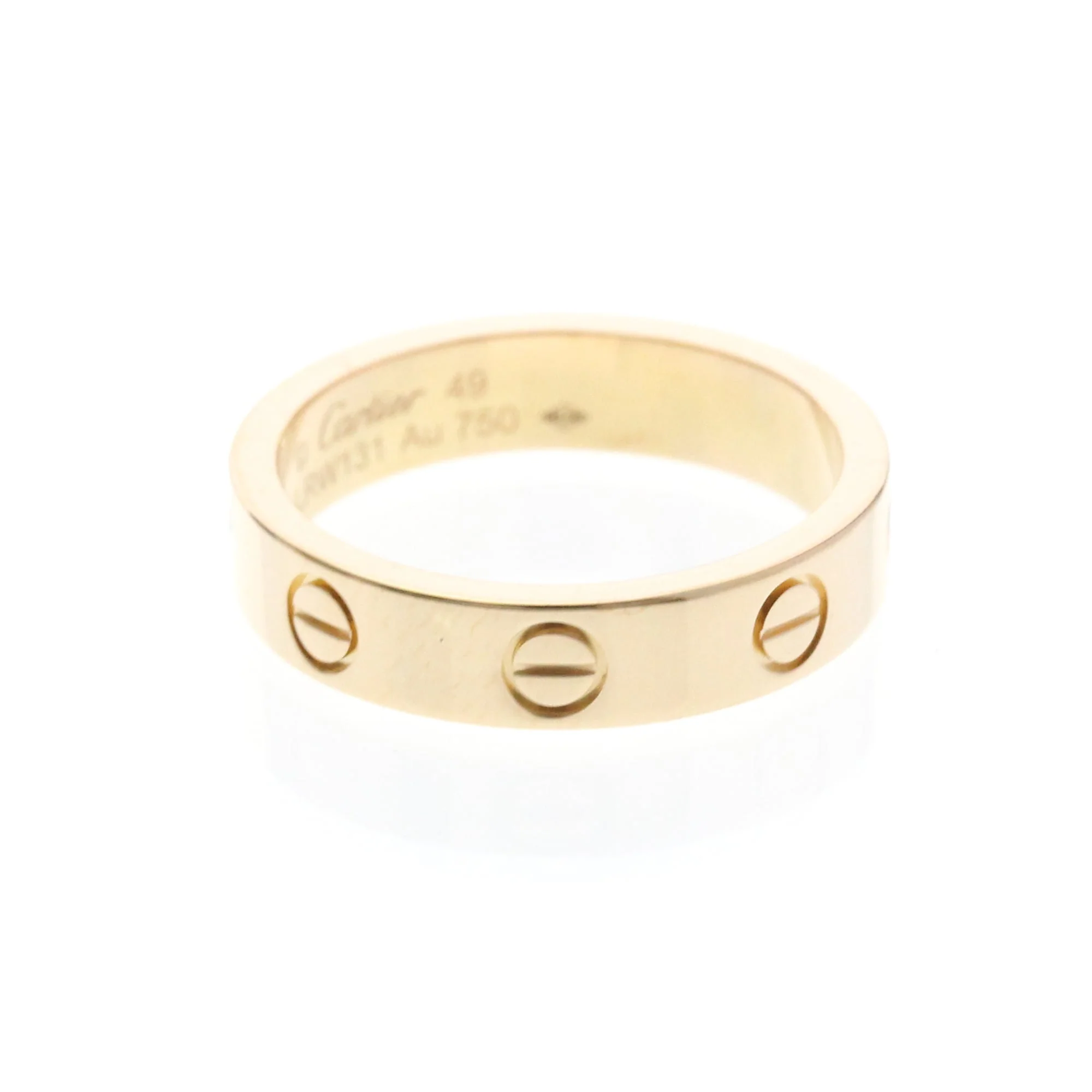 Mini Ring 18K Rose Gold with Diamond - Image 2