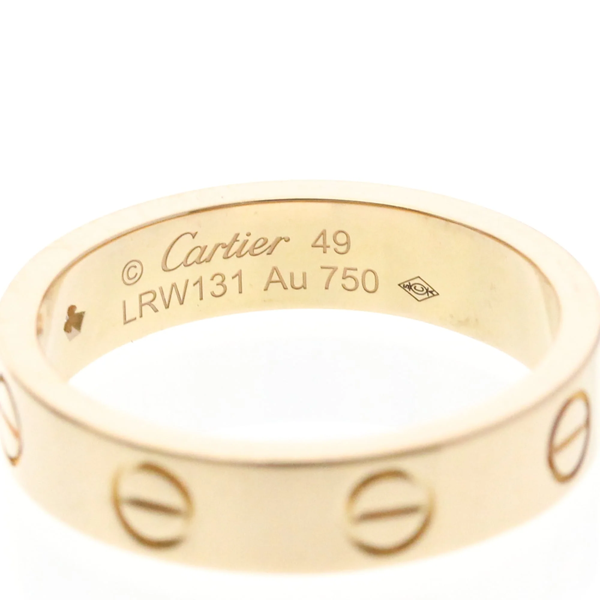 Mini Ring 18K Rose Gold with Diamond - Image 6