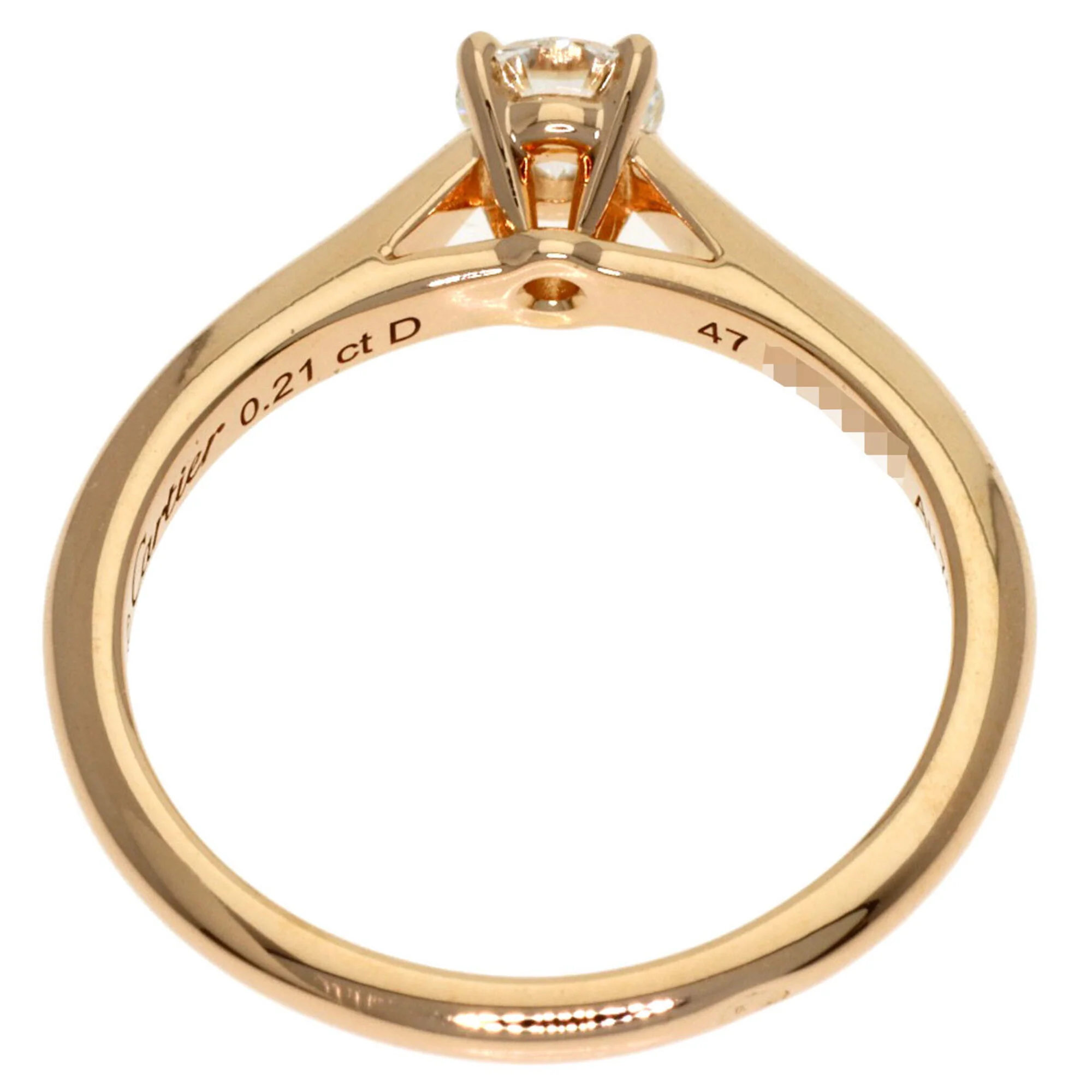 One Band Ring 18K Rose Gold with Diamond - Image 4