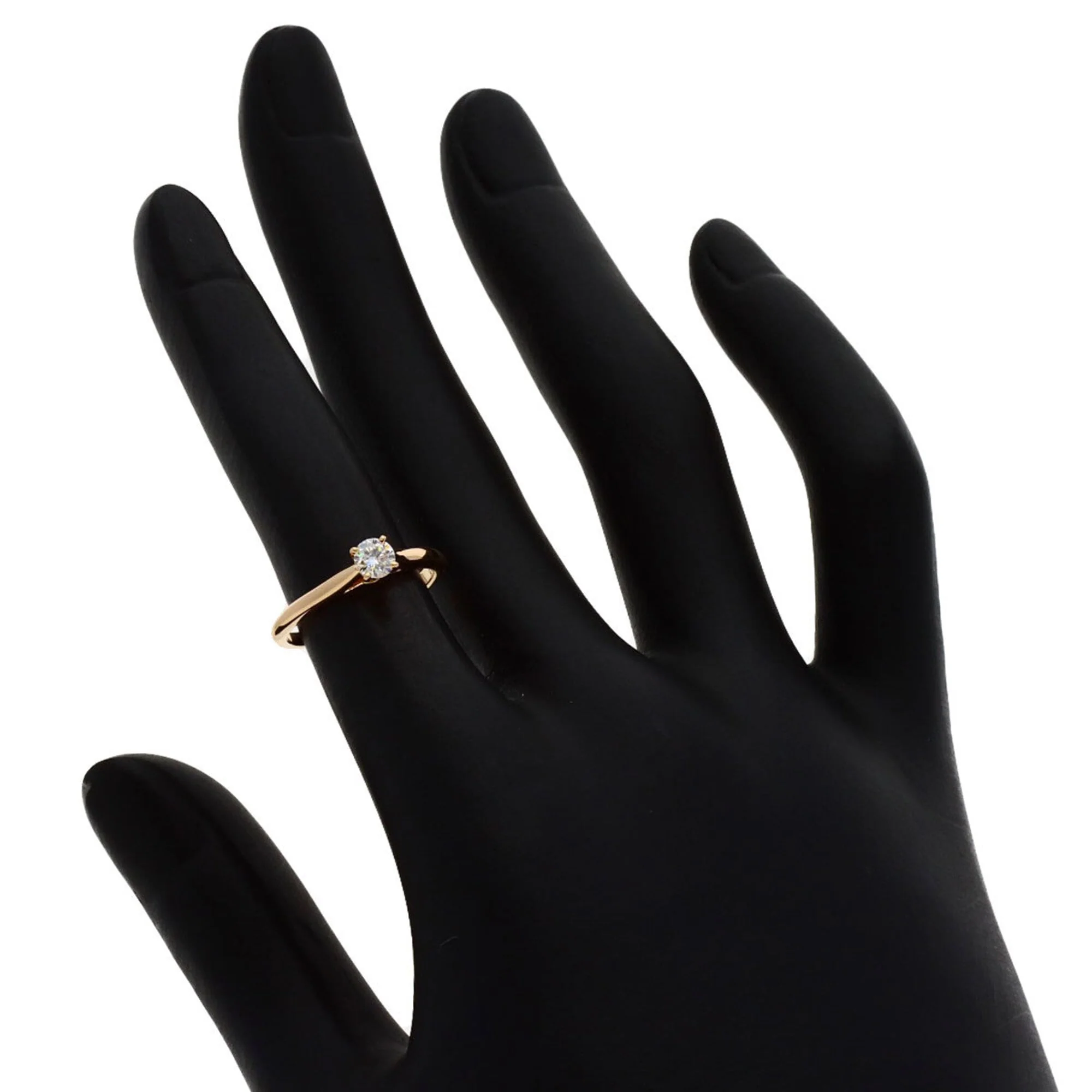 One Band Ring 18K Rose Gold with Diamond - Image 7