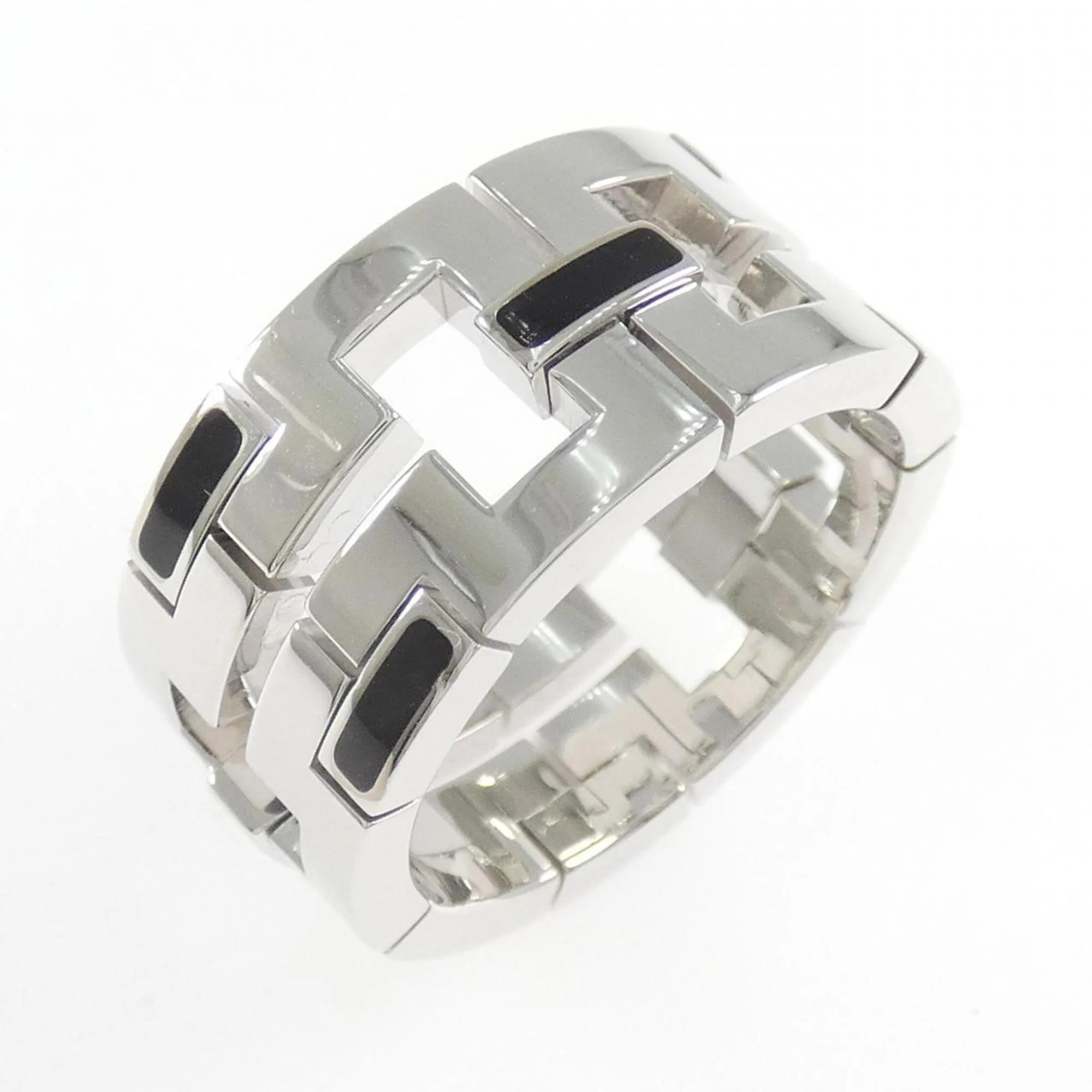 Padlock Ring 18K White Gold