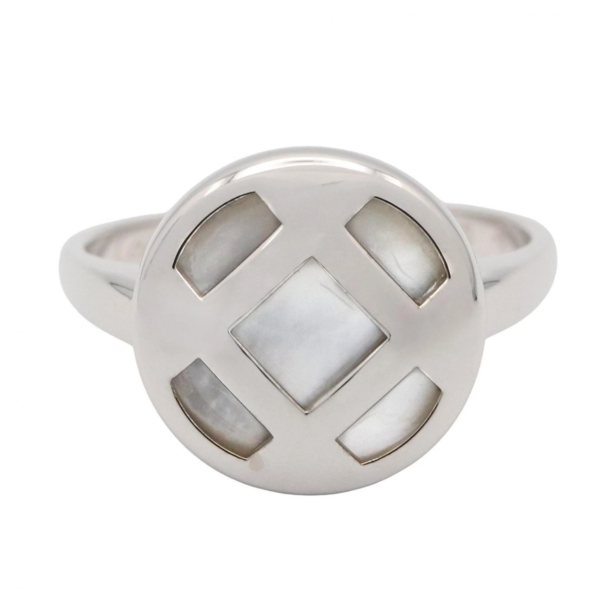 Pasha SH Band Ring 18K White Gold - Image 2
