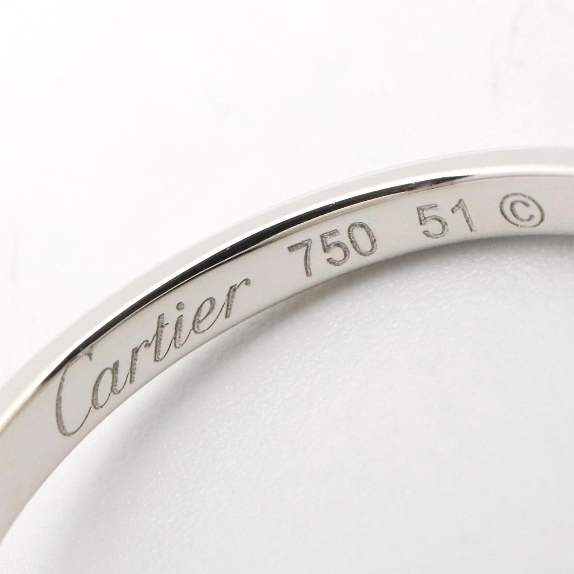 Pasha SH Band Ring 18K White Gold - Image 4