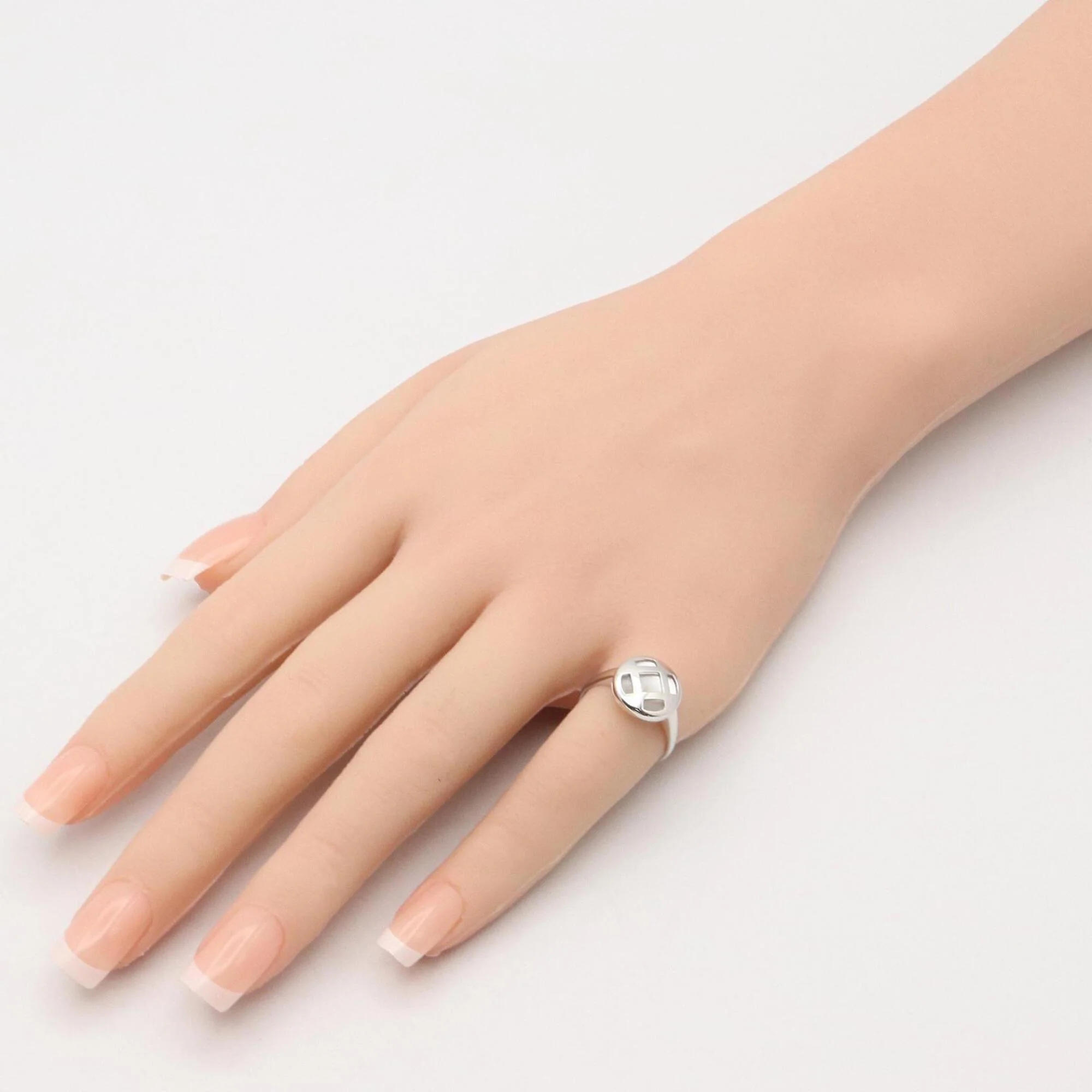 Pasha SH Band Ring 18K White Gold - Image 7