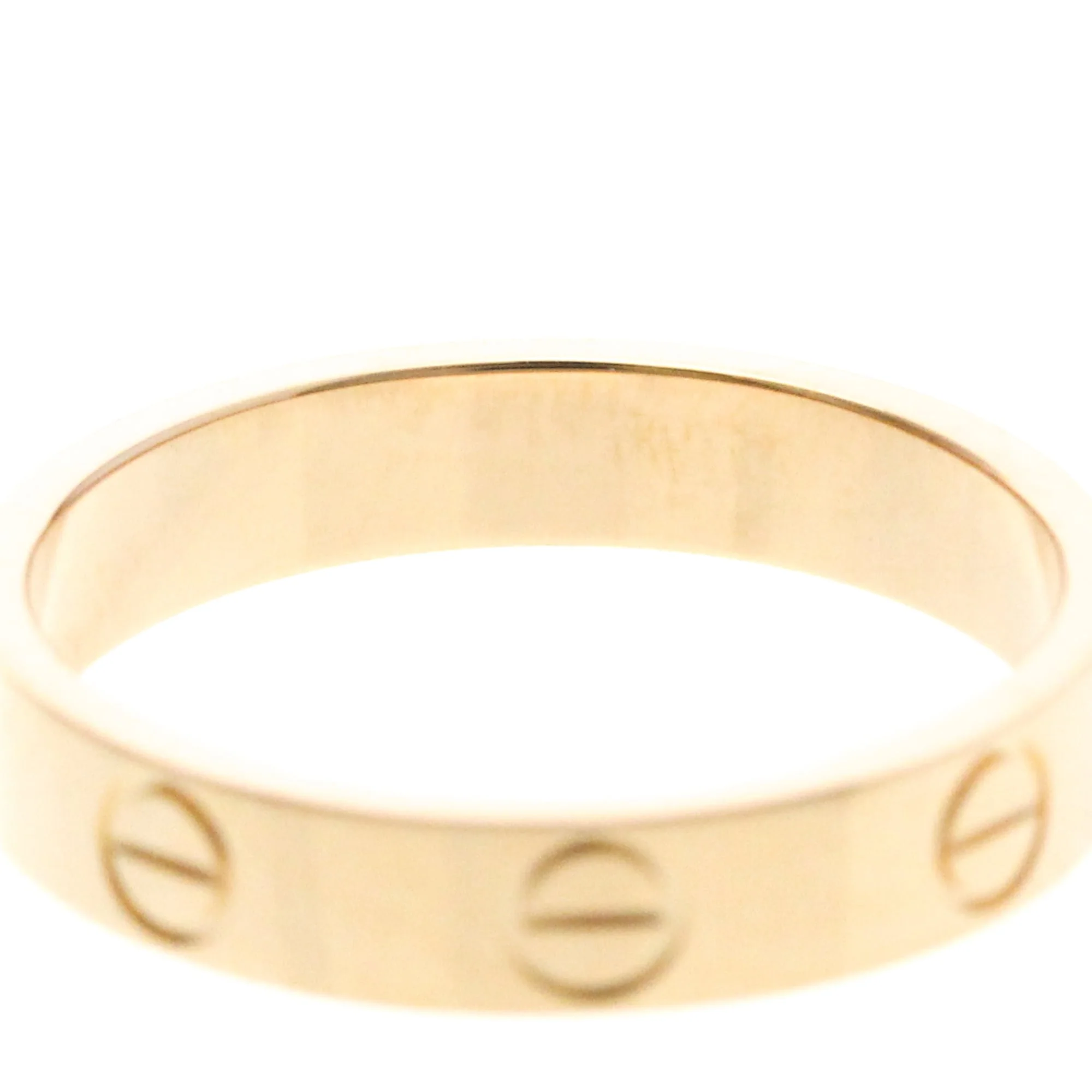 Ring 18K Rose Gold Mini with Diamond - Image 7