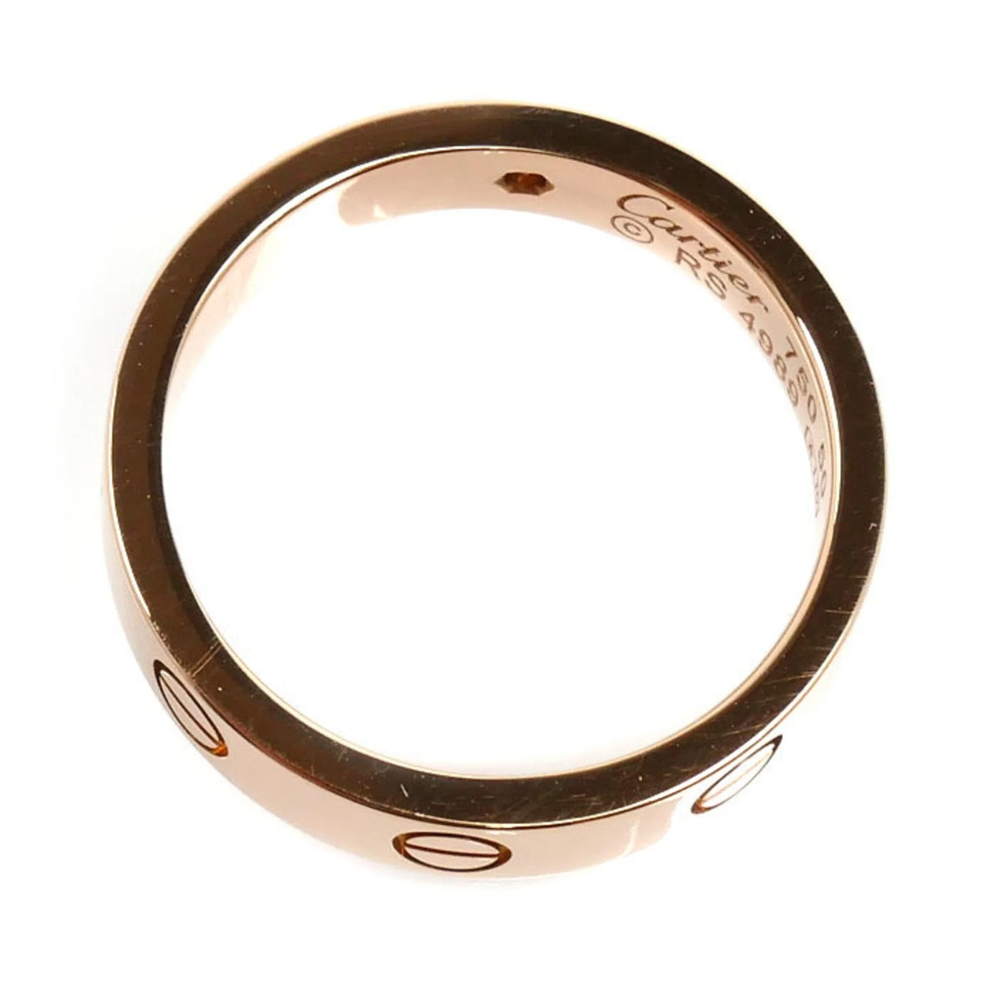 Ring 18K Rose Gold with Diamond Mini - Image 4