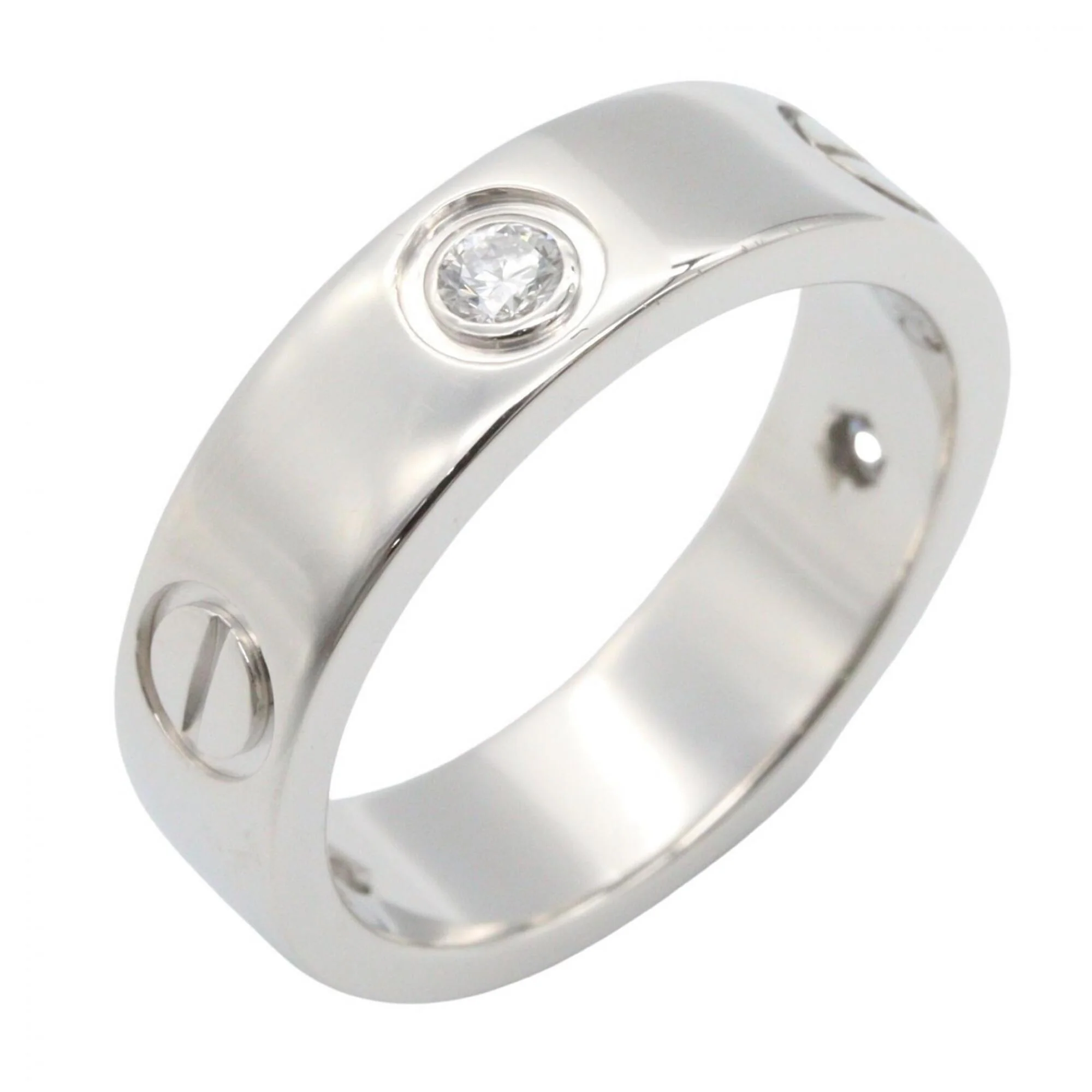 Ring 18K White Gold with Diamond