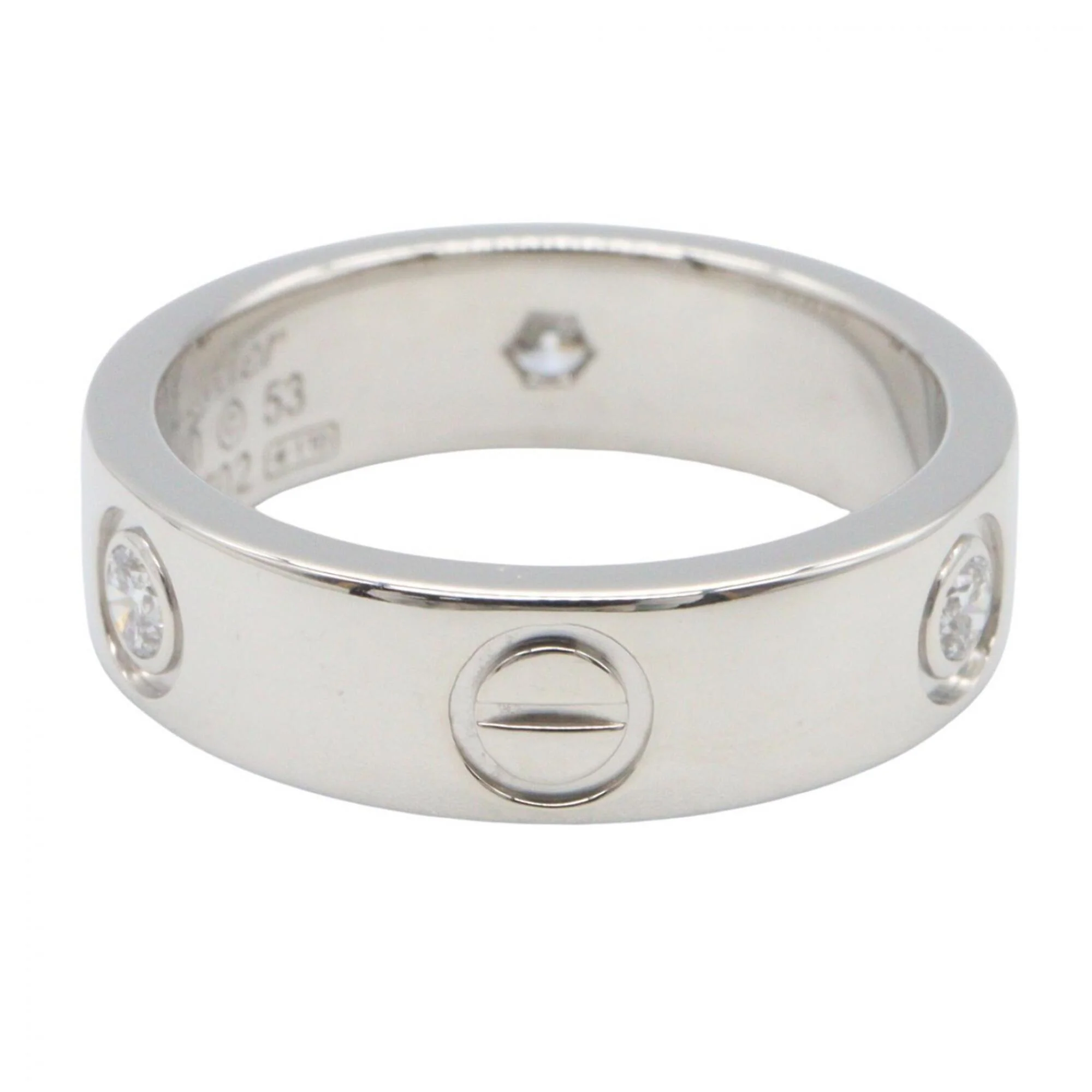 Ring 18K White Gold with Diamond - Image 3