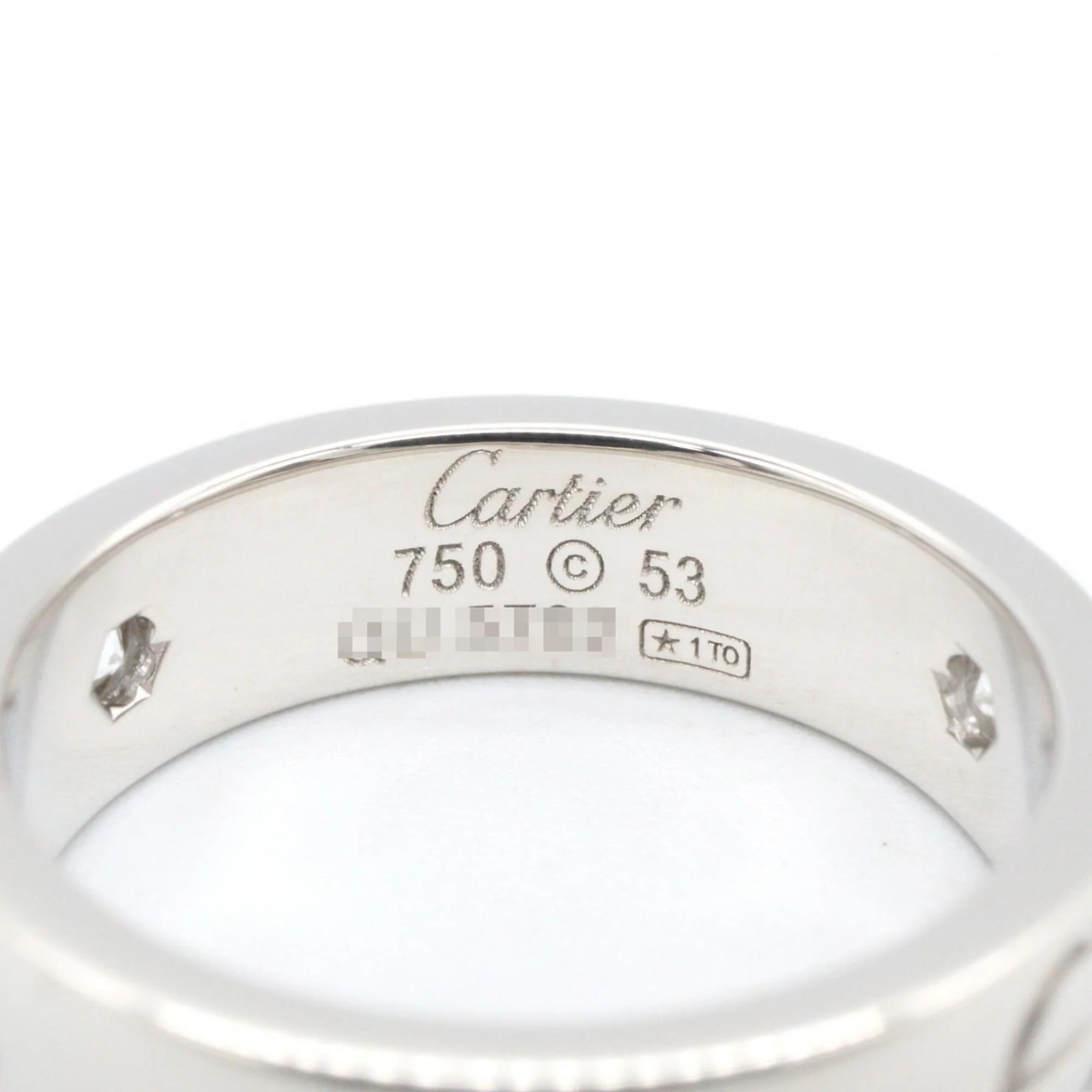 Ring 18K White Gold with Diamond - Image 4