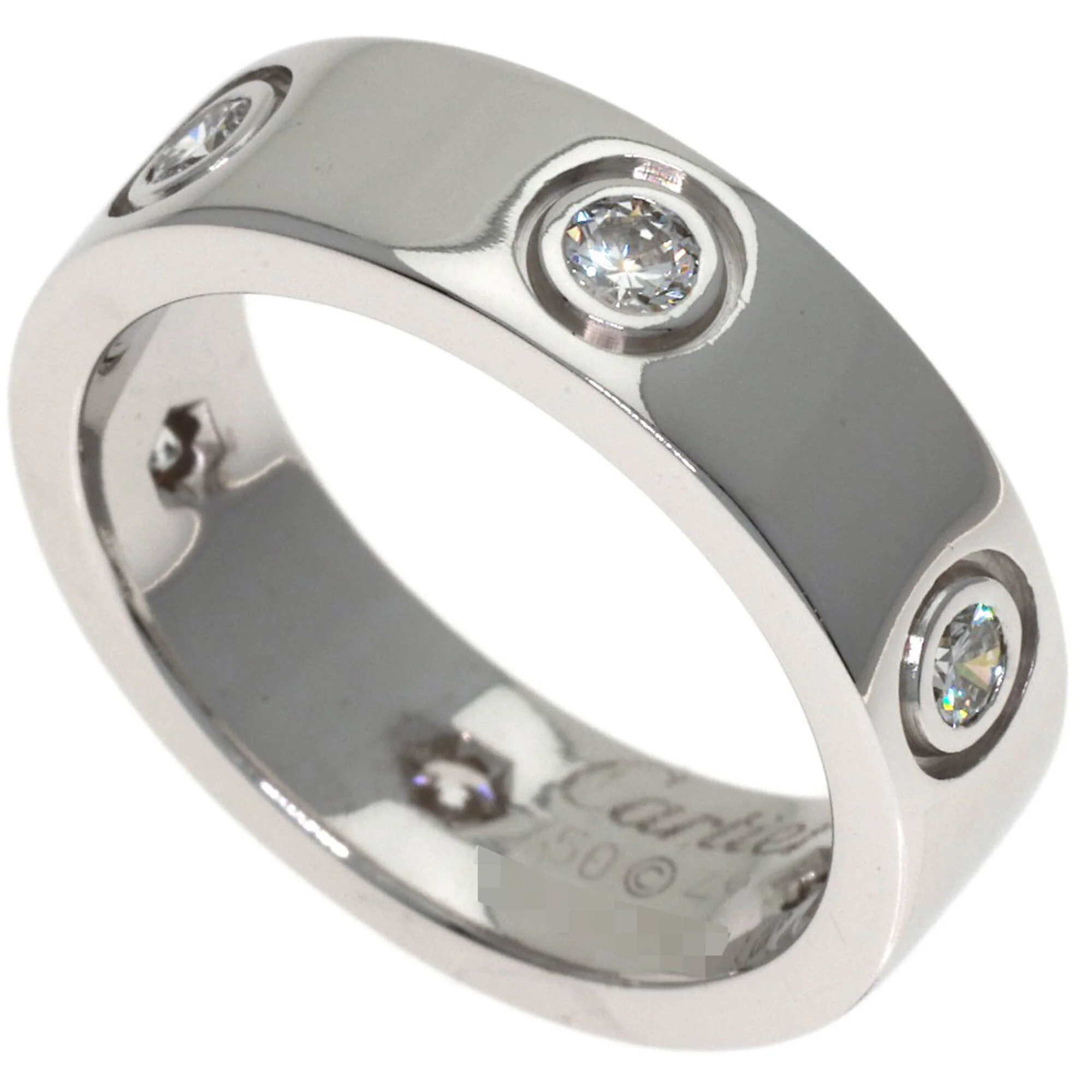 Ring 18K White Gold with Diamond