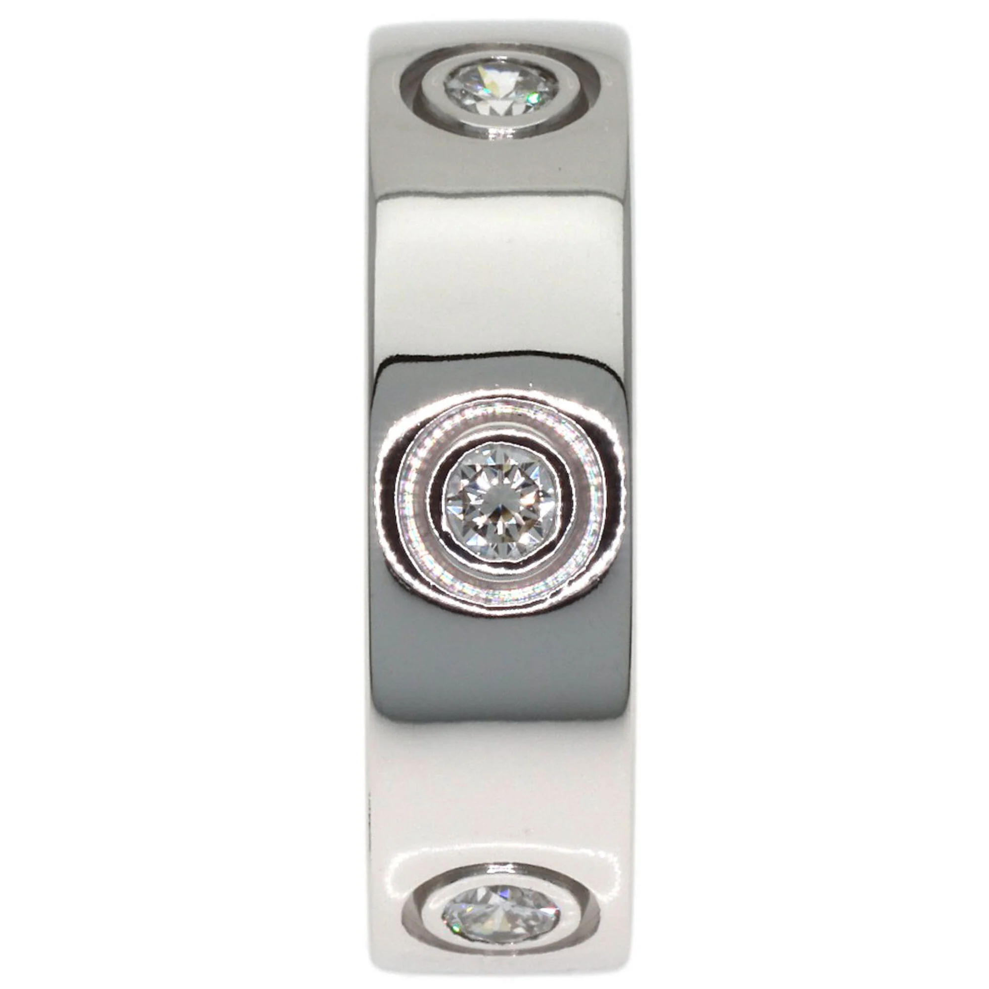Ring 18K White Gold with Diamond - Image 3