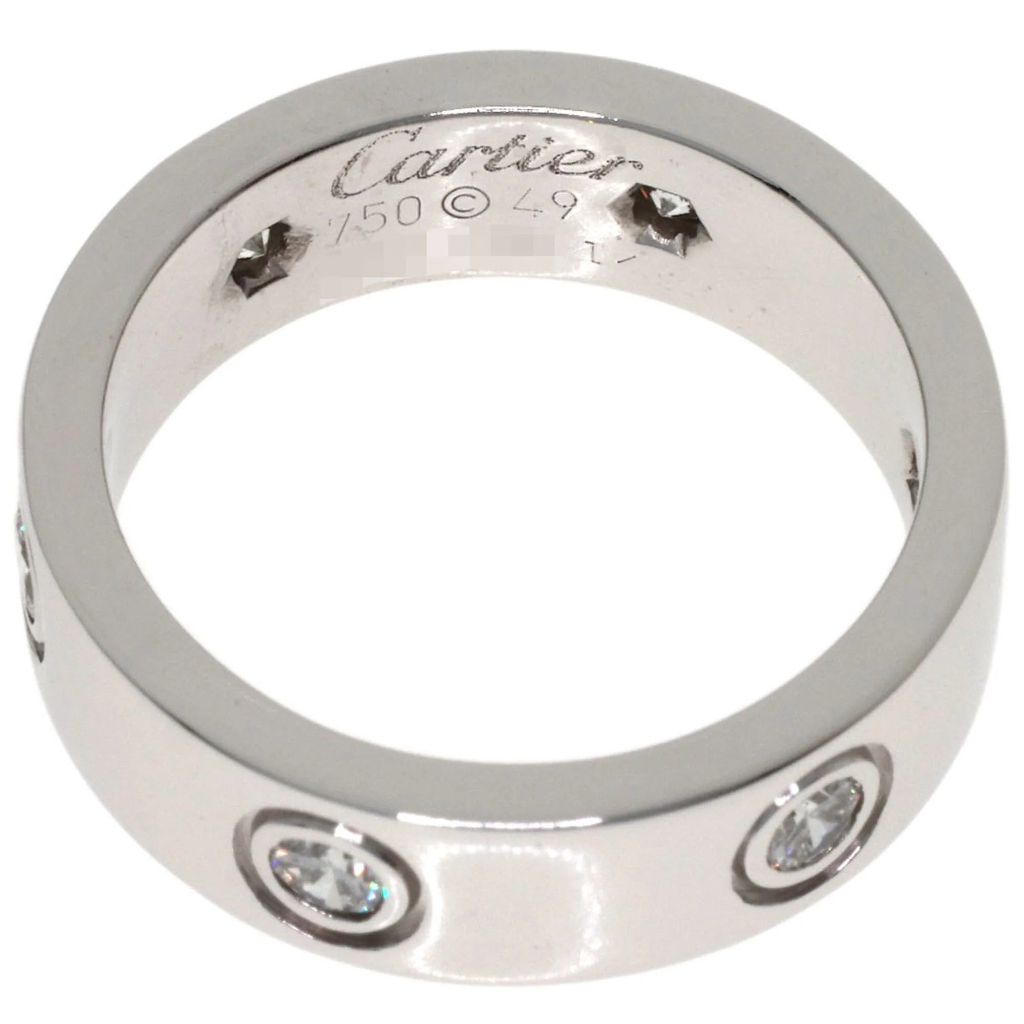 Ring 18K White Gold with Diamond - Image 4
