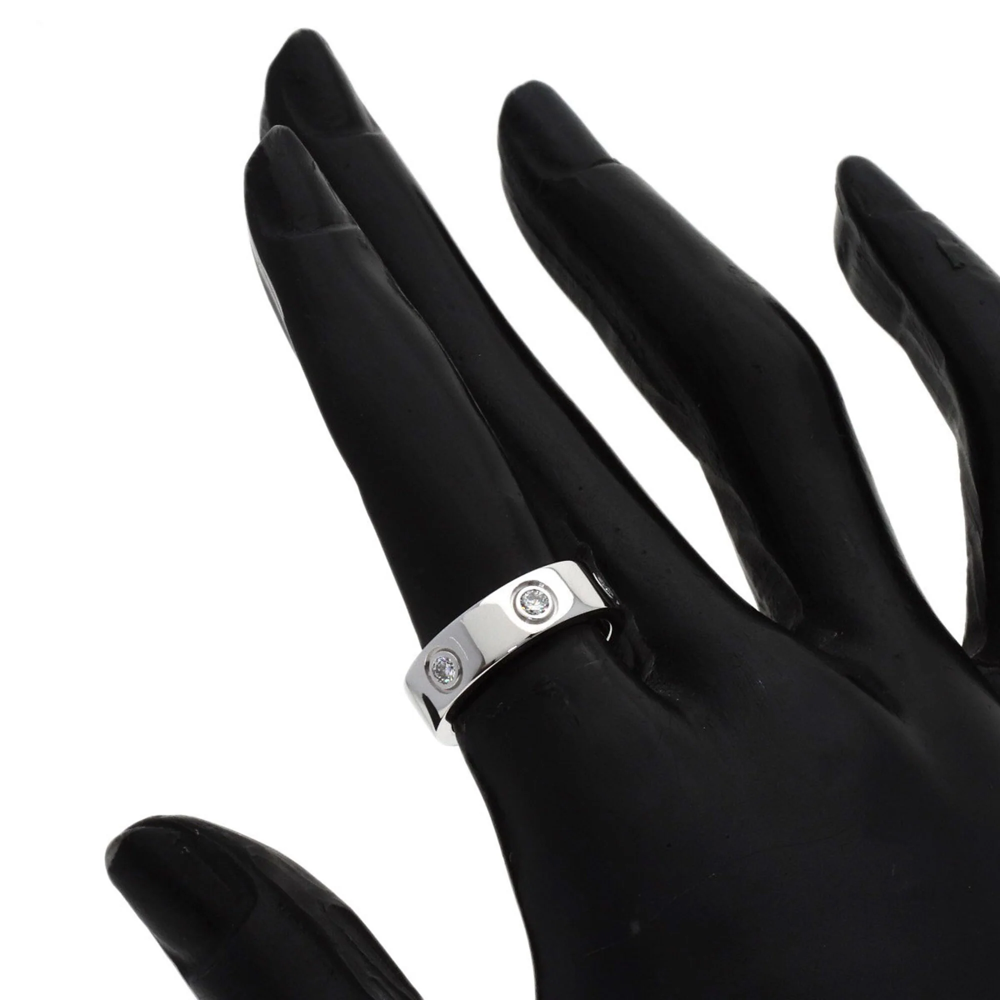 Ring 18K White Gold with Diamond - Image 5