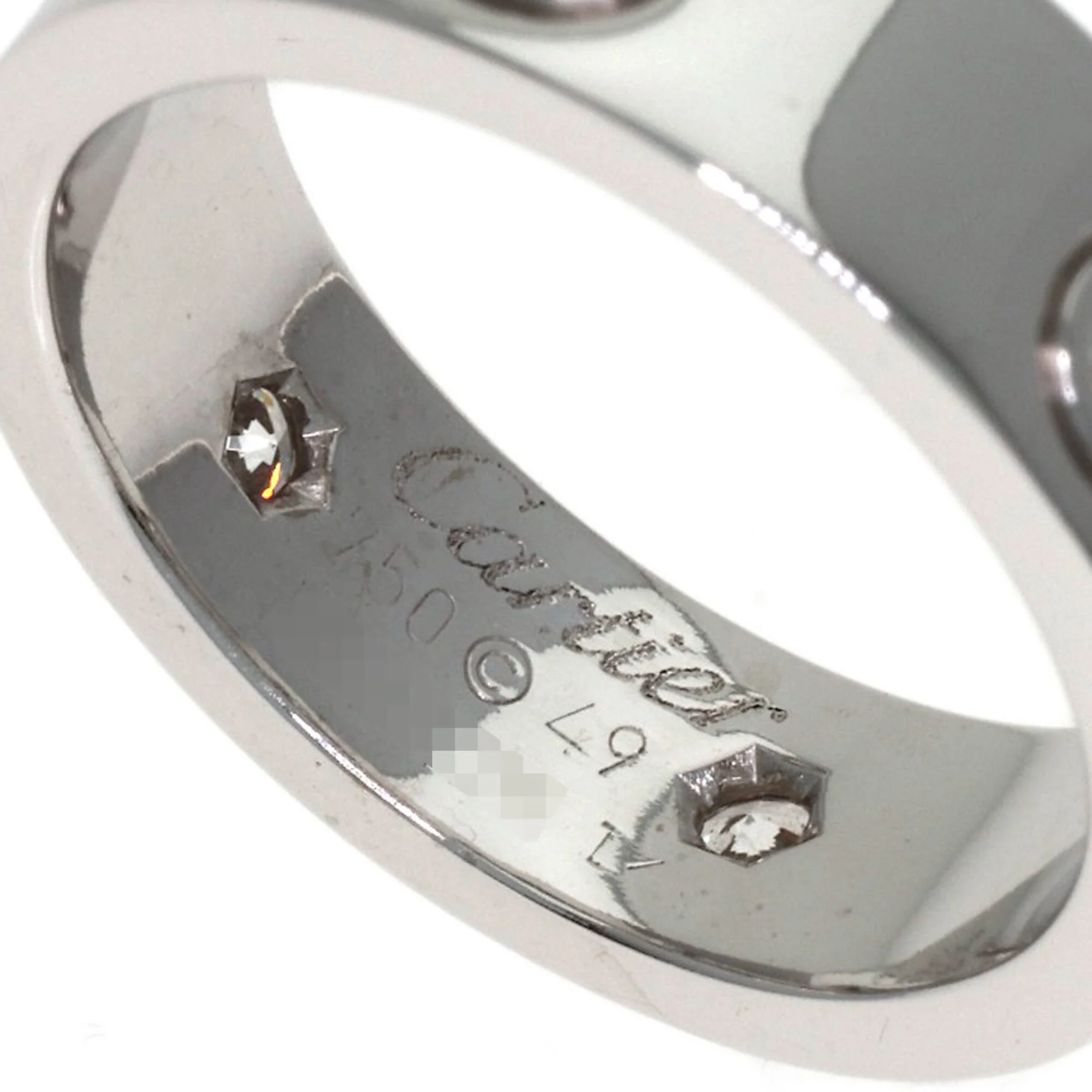 Ring 18K White Gold with Diamond - Image 6