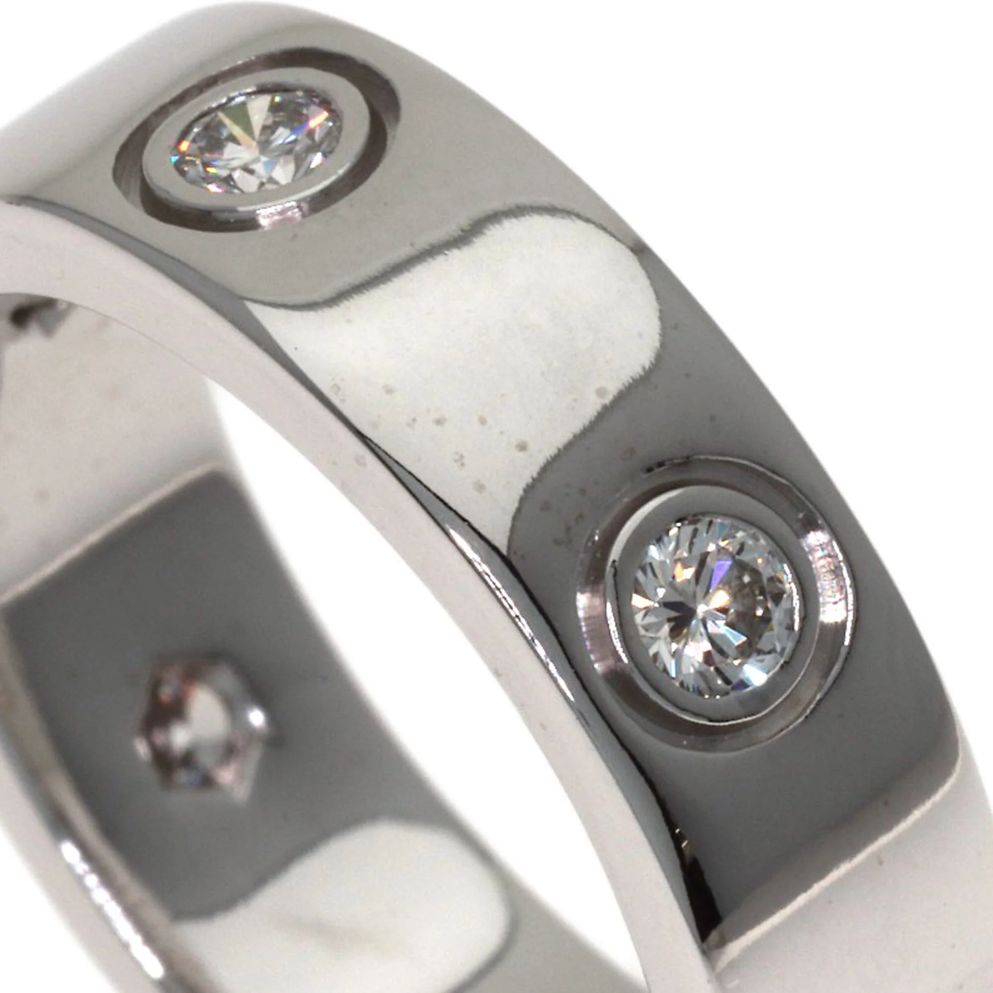 Ring 18K White Gold with Diamond - Image 8