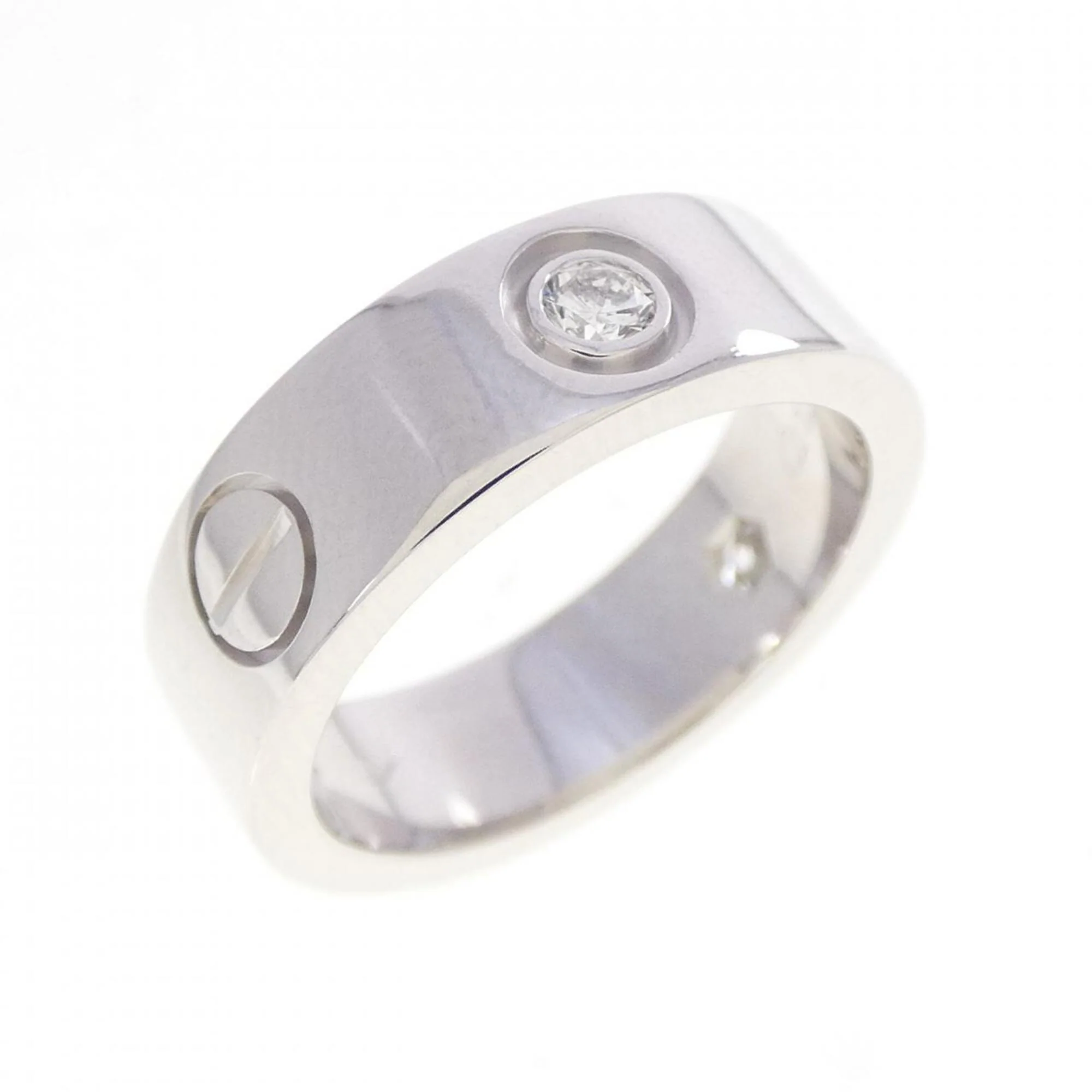 Ring 18K White Gold with Diamond