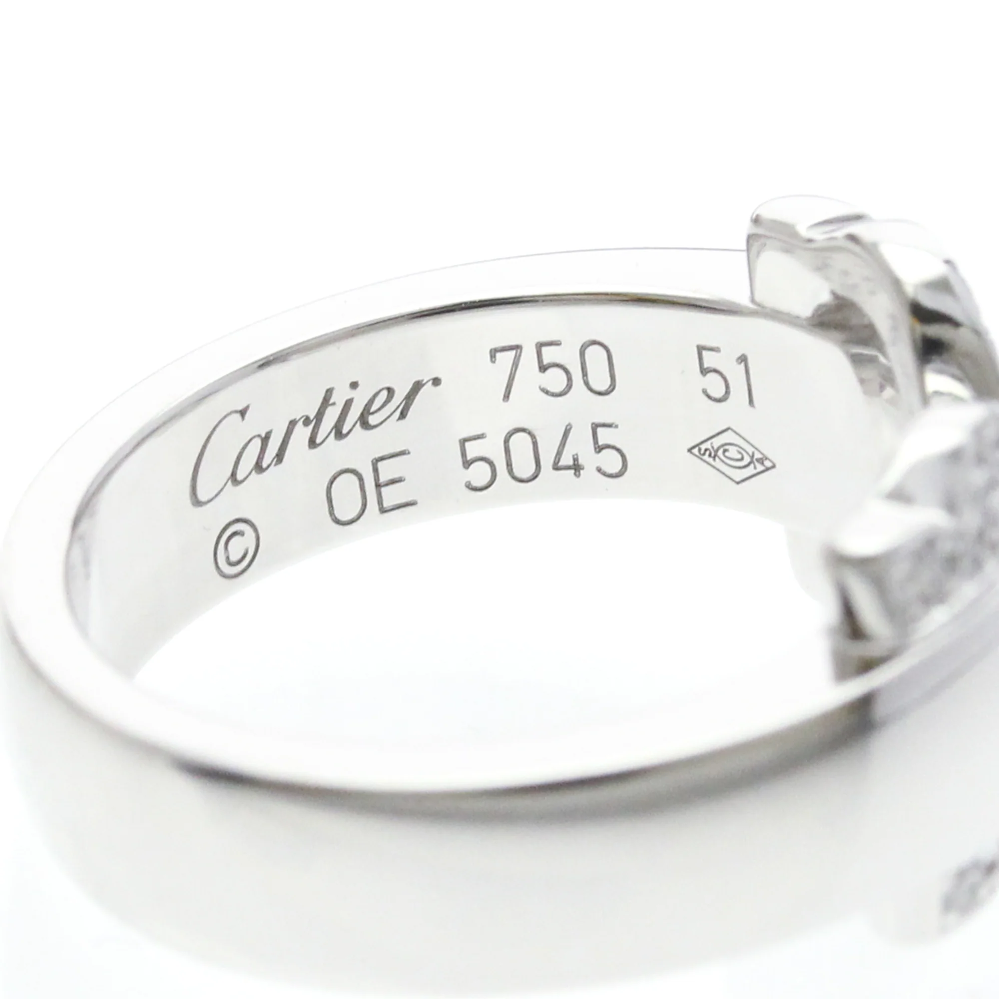 Ring 18K White Gold with Diamond - Image 8