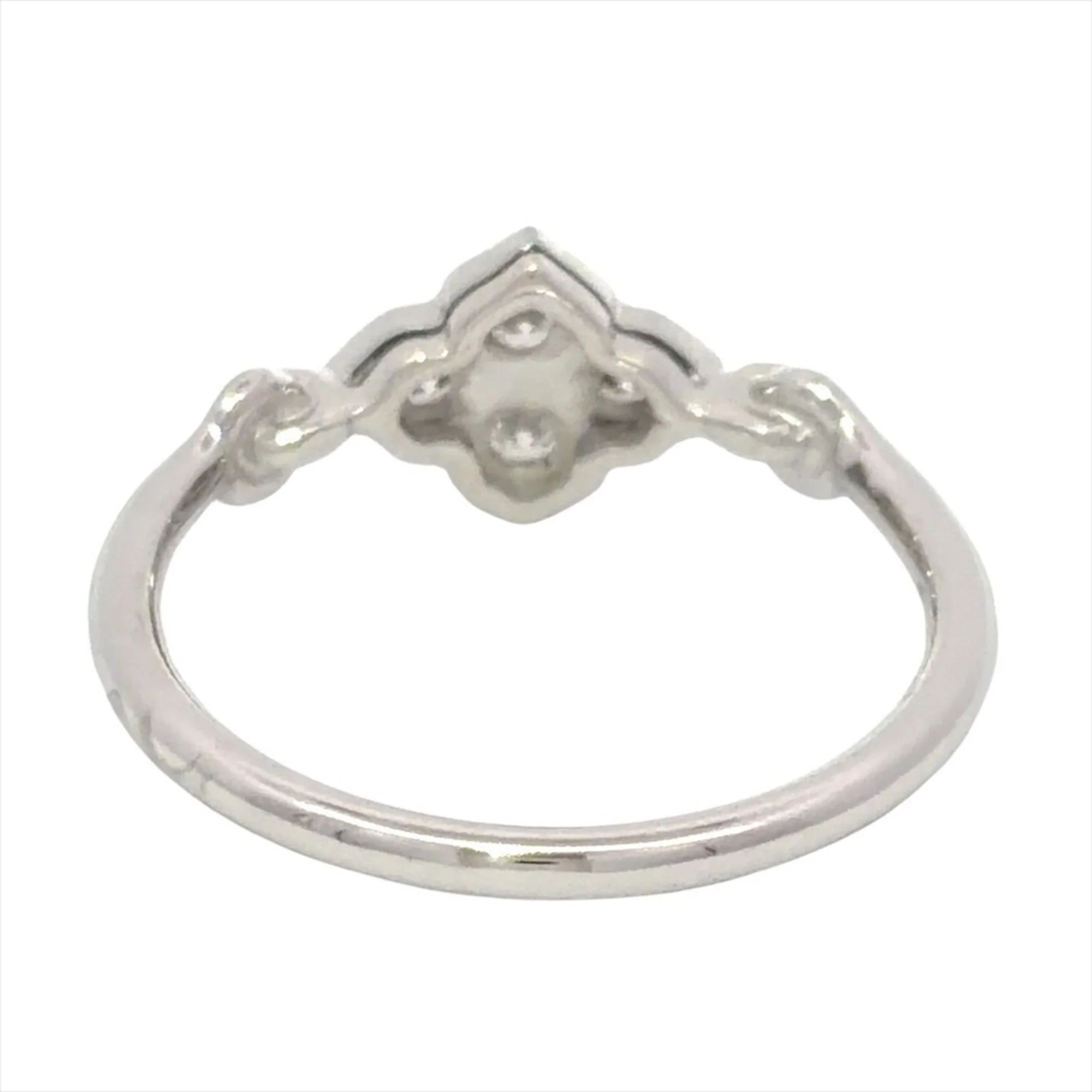Ring 18K White Gold with Diamond - Image 4