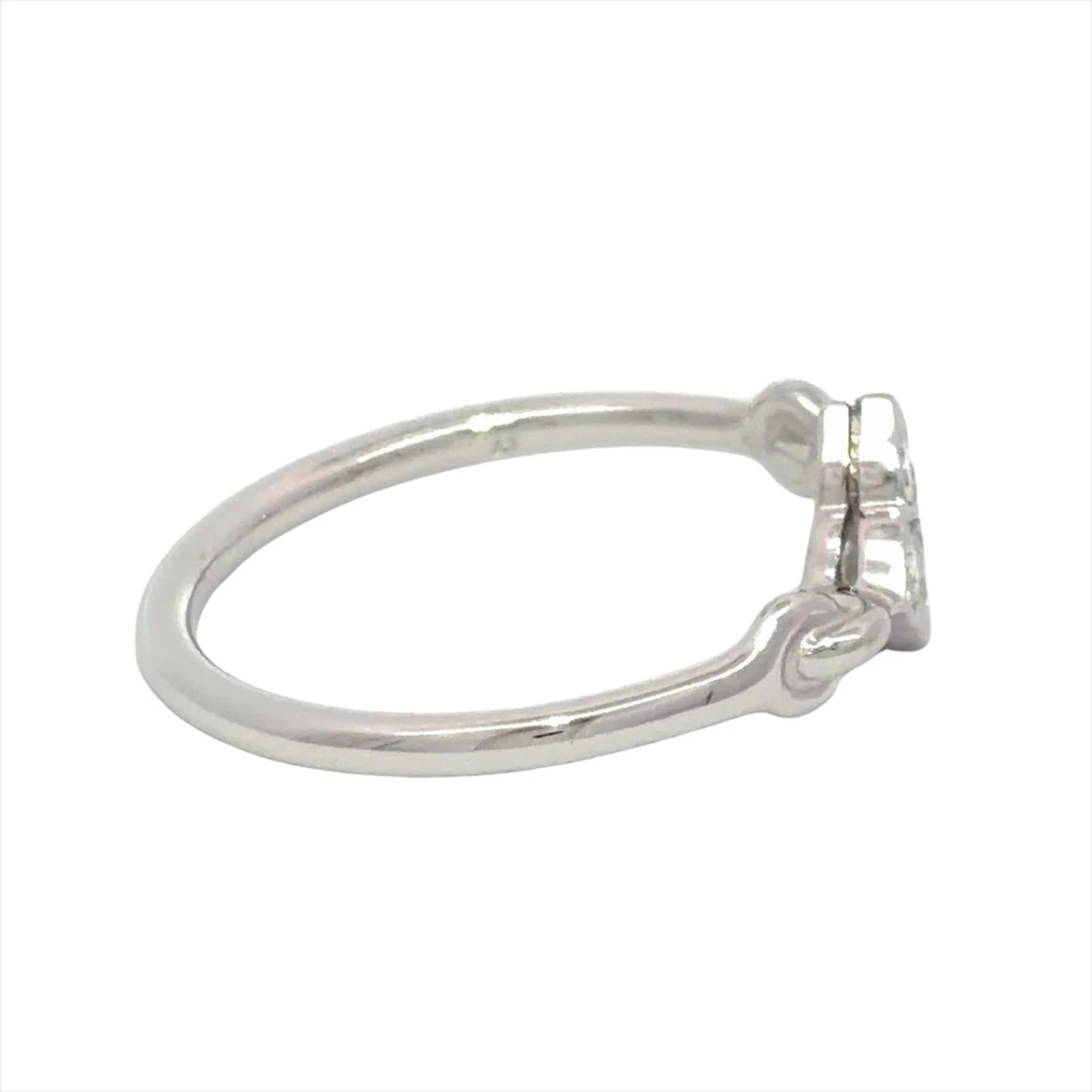 Ring 18K White Gold with Diamond - Image 5