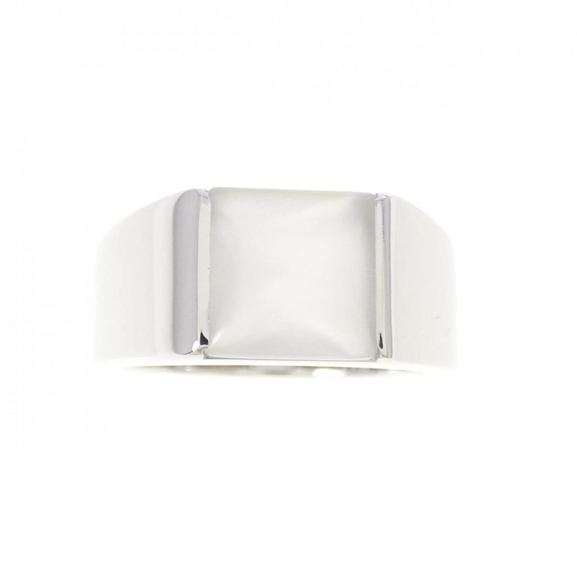 Ring 18K White Gold with Moonstone - Image 2