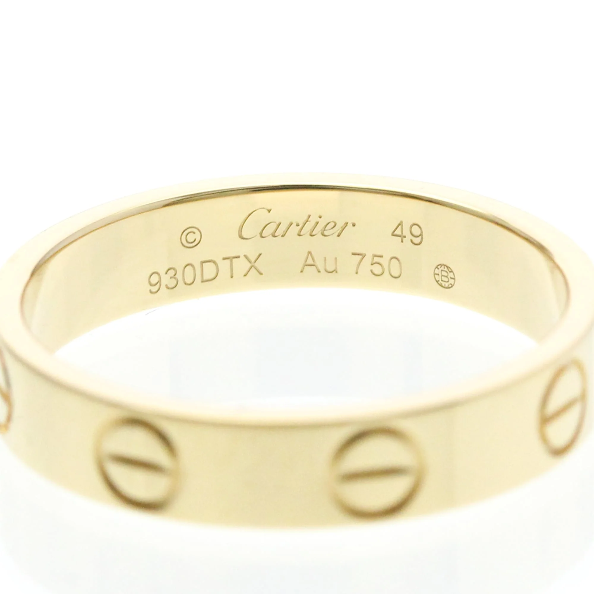 Ring 18K Yellow Gold Mini - Image 5