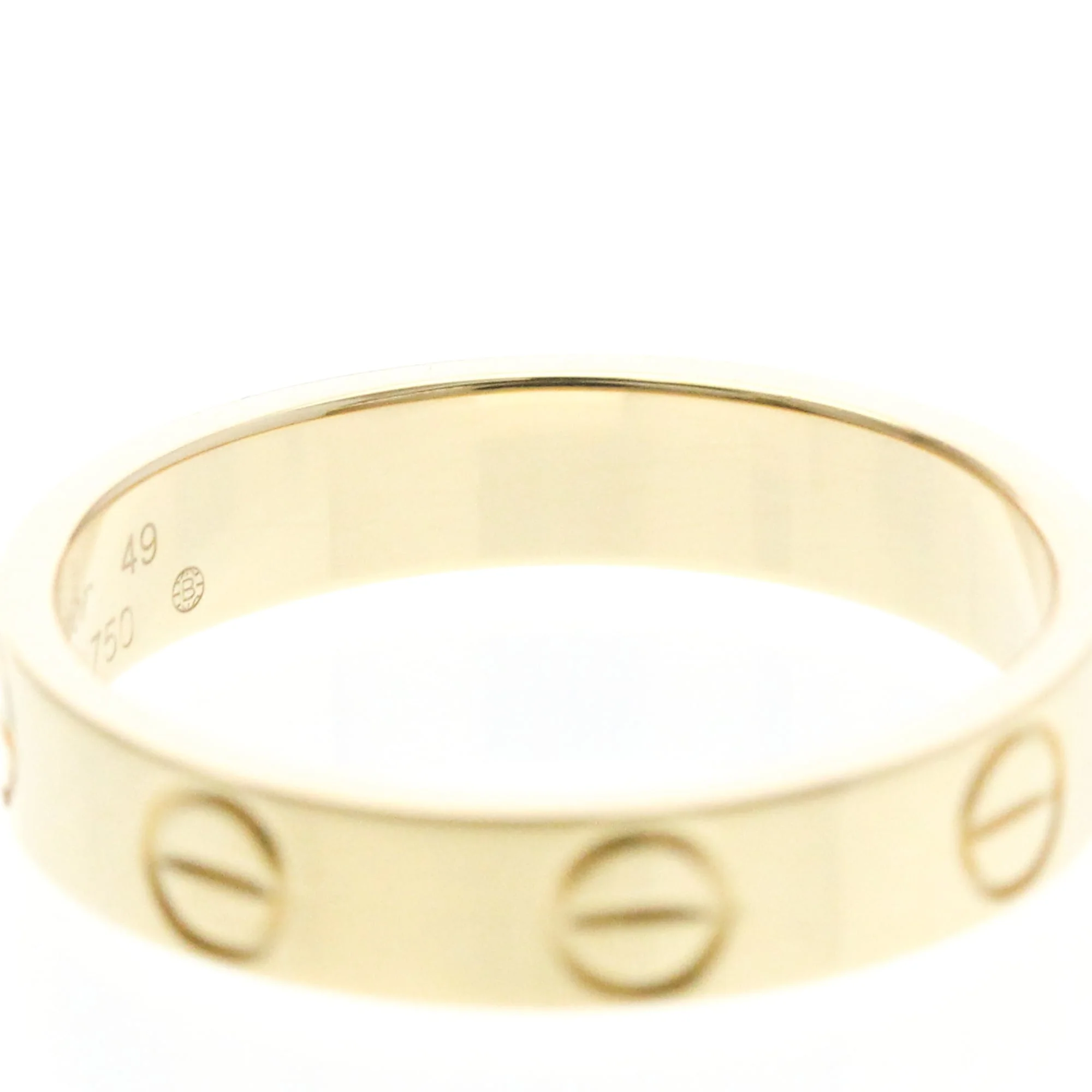 Ring 18K Yellow Gold Mini - Image 8