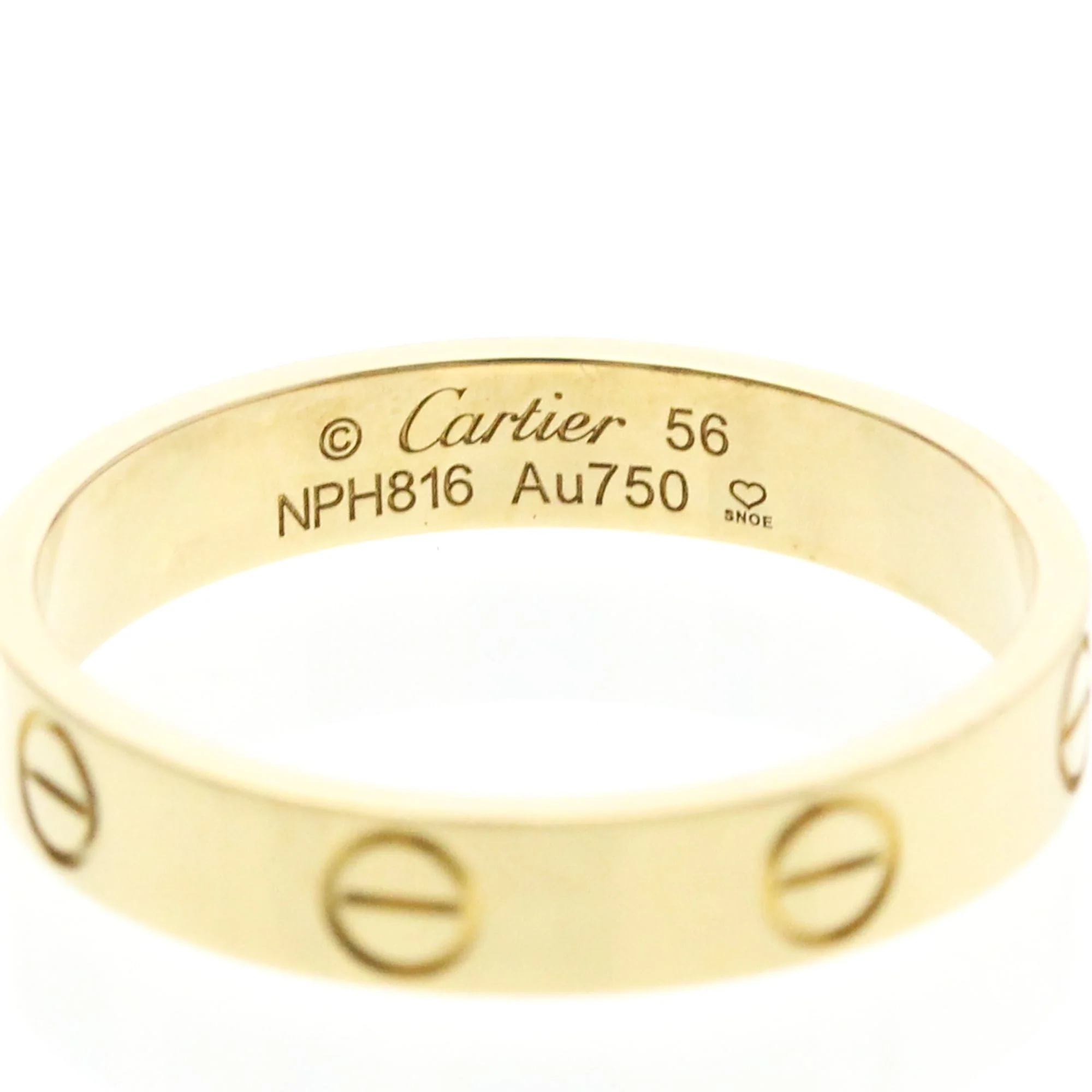Ring 18K Yellow Gold Mini - Image 5
