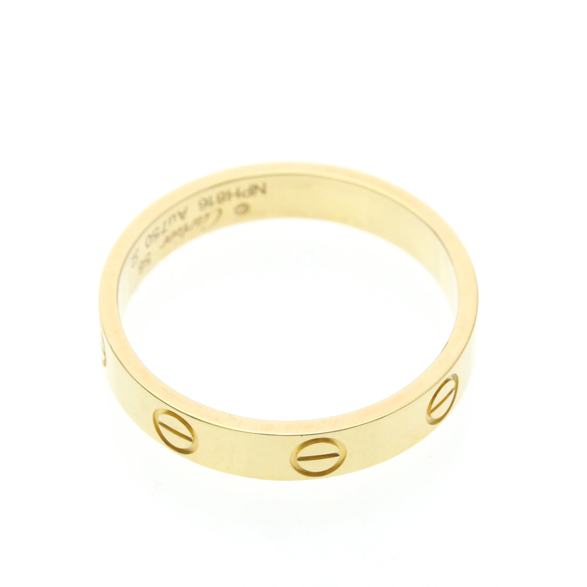Ring 18K Yellow Gold Mini - Image 9