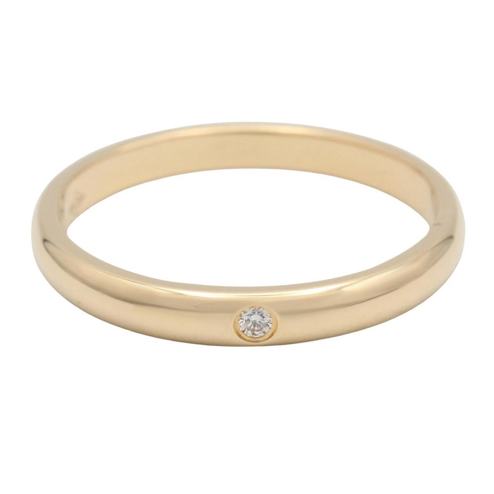 Ring 18K Yellow Gold with Diamond - Image 2