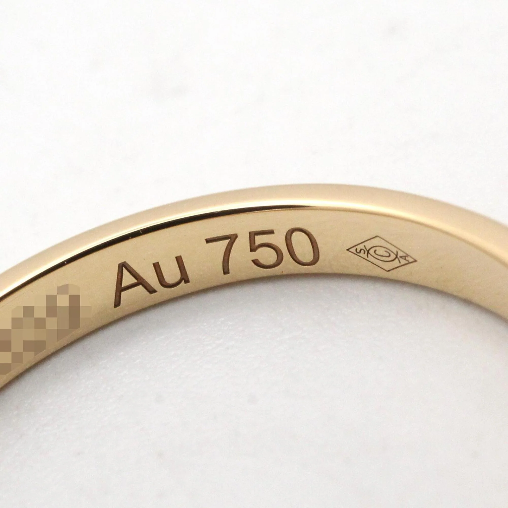 Ring 18K Yellow Gold with Diamond - Image 5