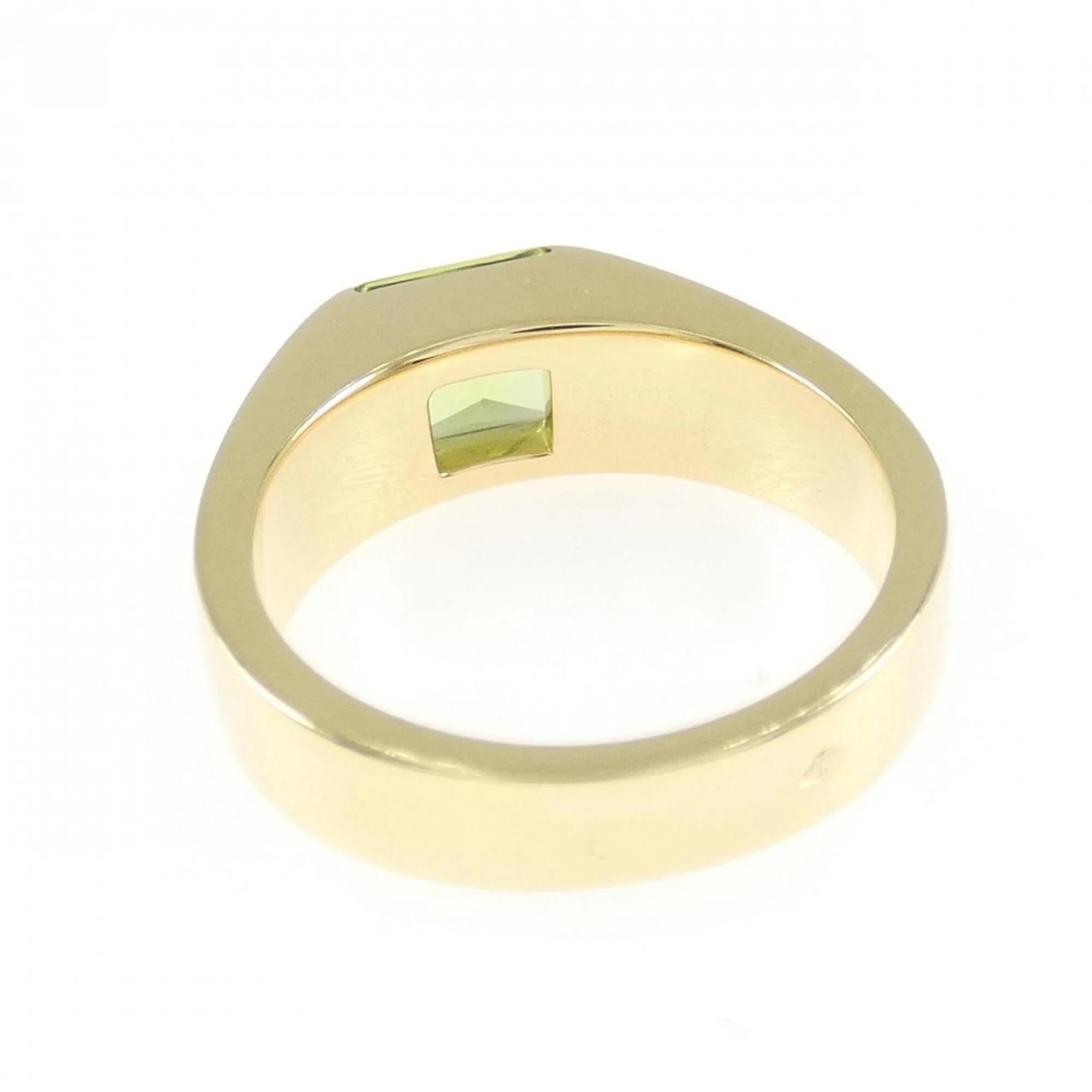 Ring 18K Yellow Gold with Peridot - Image 3