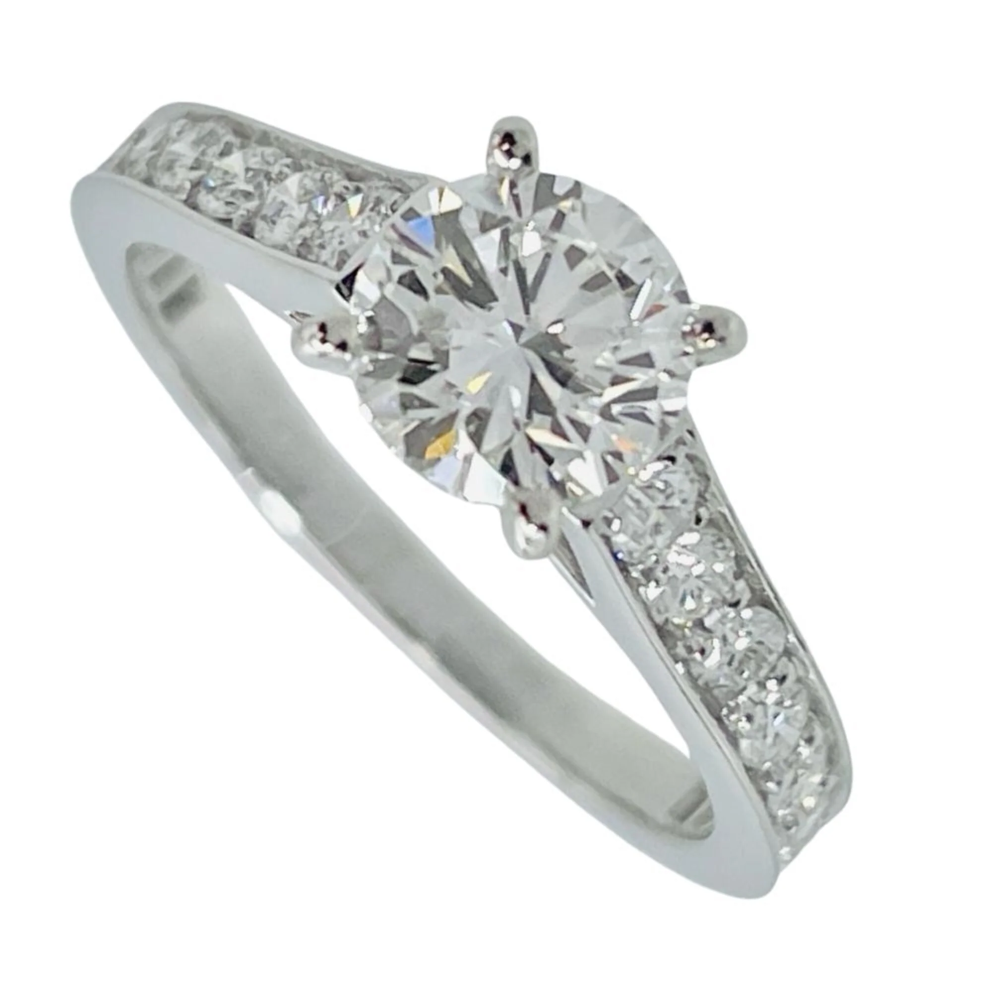 Ring Platinum with Diamond