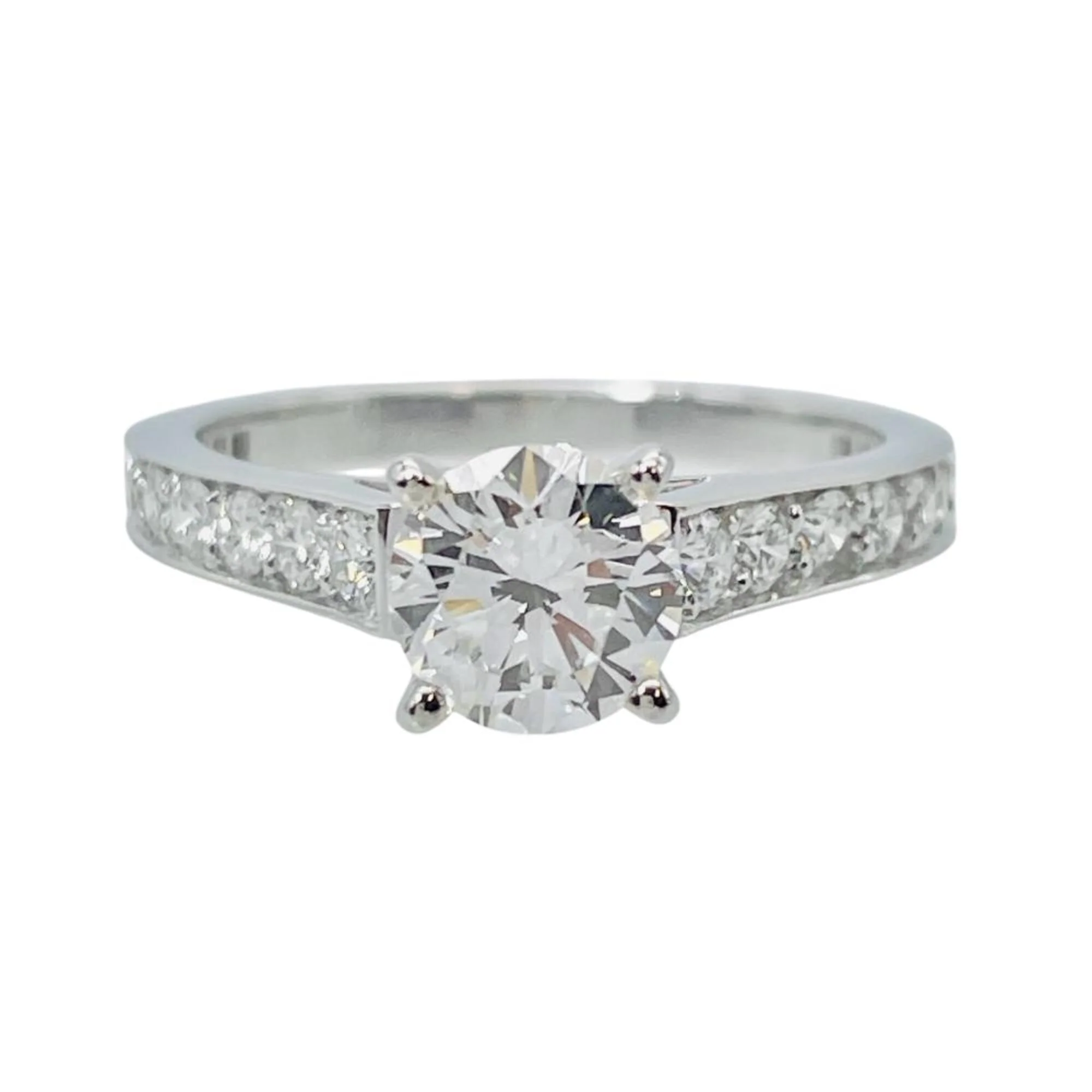 Ring Platinum with Diamond - Image 2