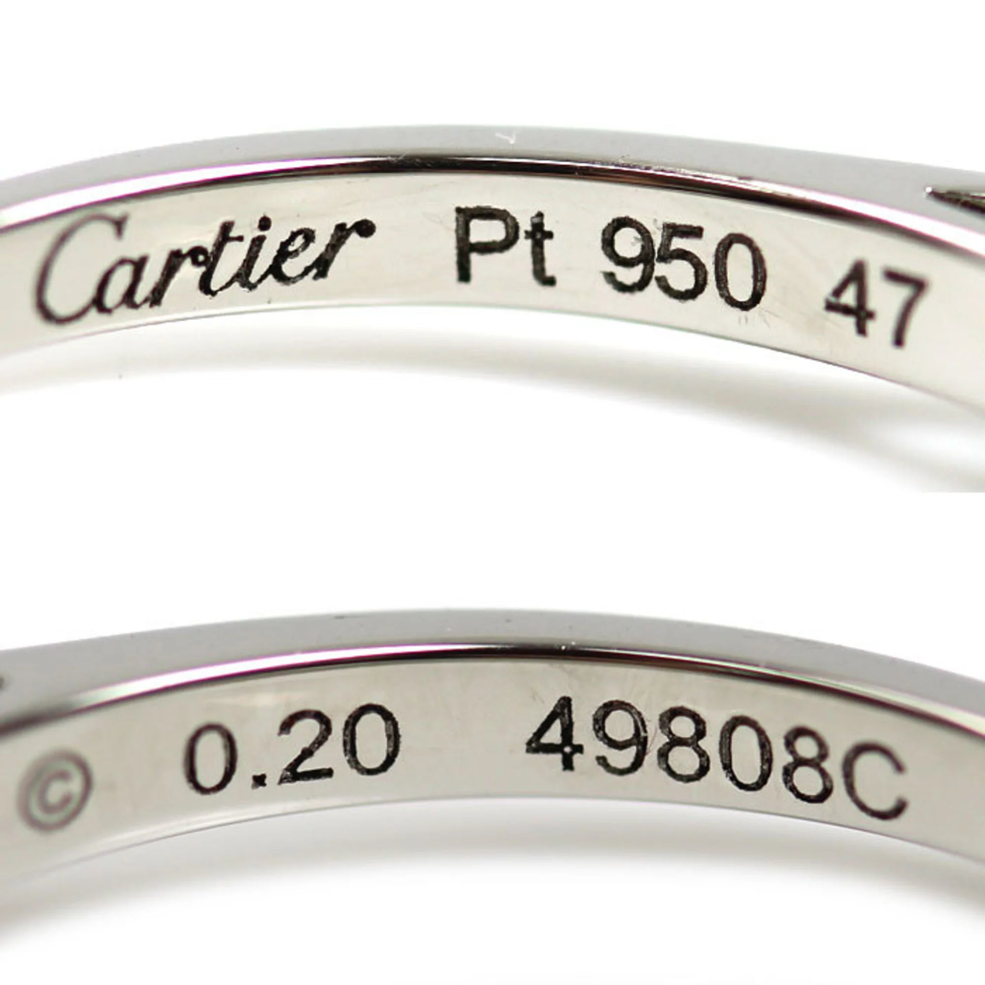 Ring Platinum with Diamond - Image 5