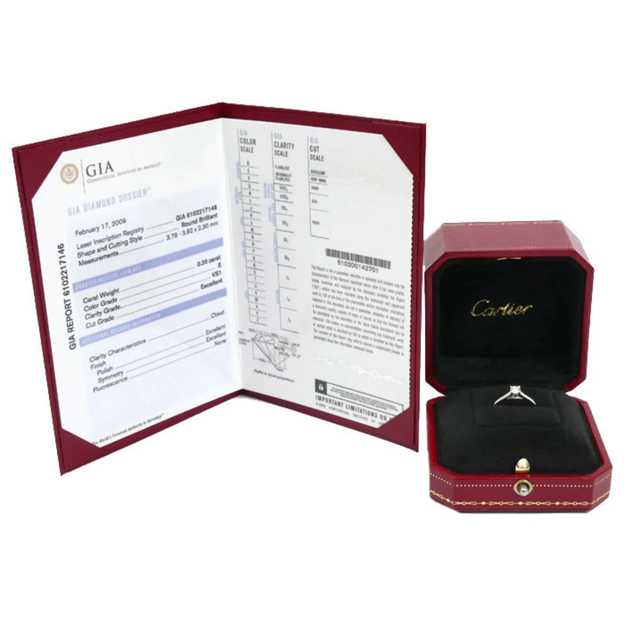 Ring Platinum with Diamond - Image 8
