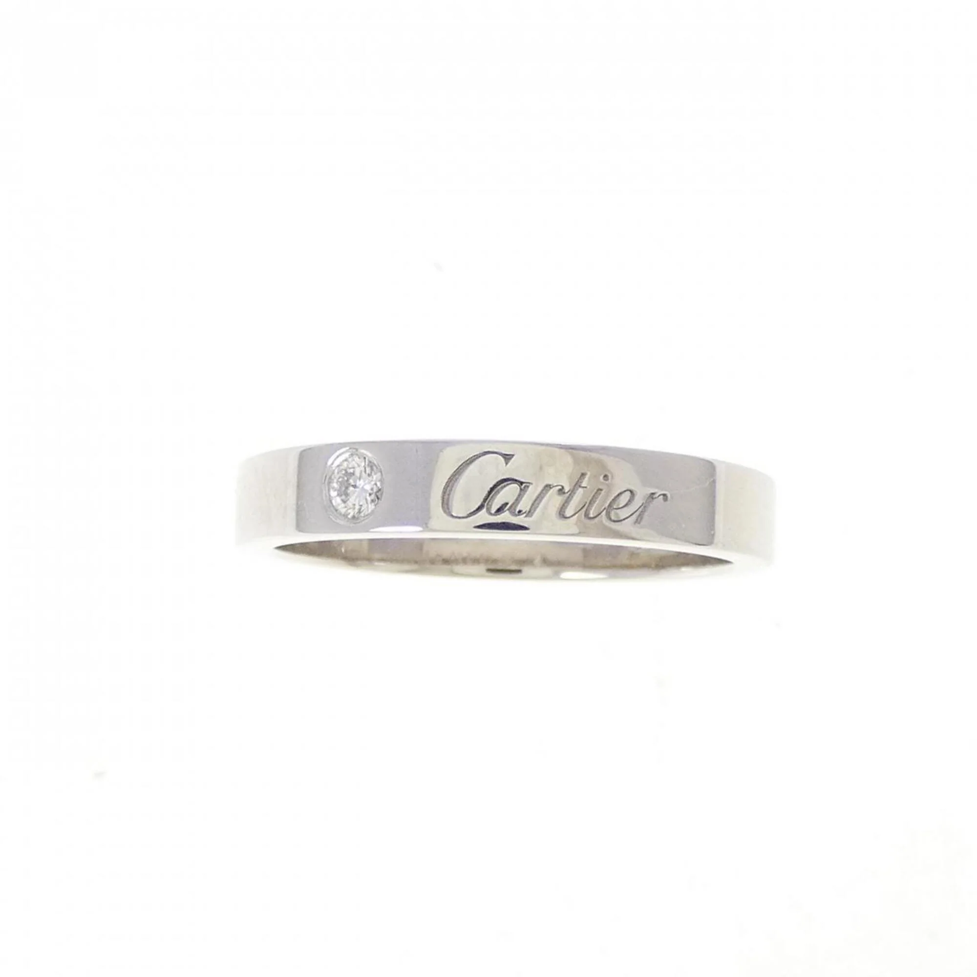 Ring Platinum with Diamond - Image 2