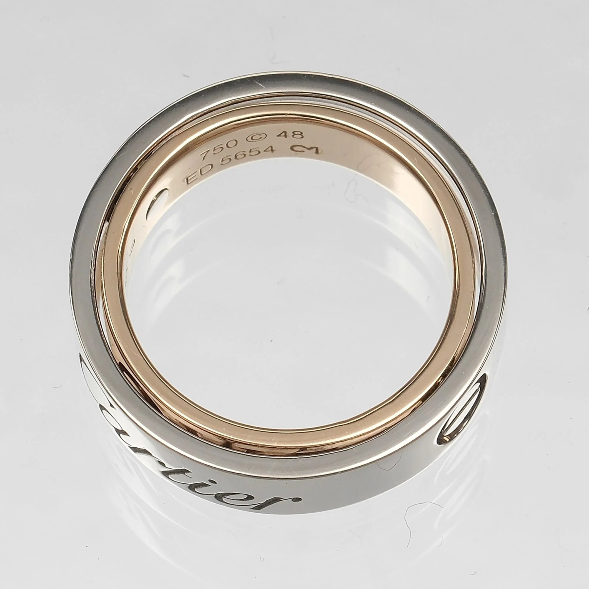 Secret Love Ring 18K Rose Gold and 18K White Gold - Image 8