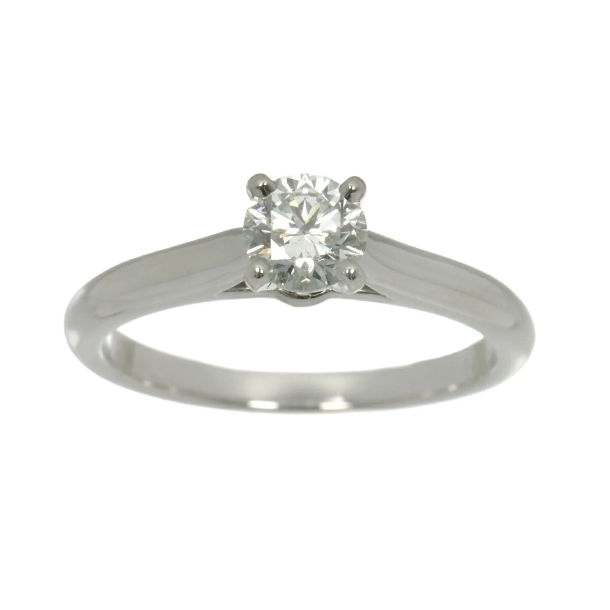 Solitaire Ring Platinum with 0.40ct Diamond - Image 2