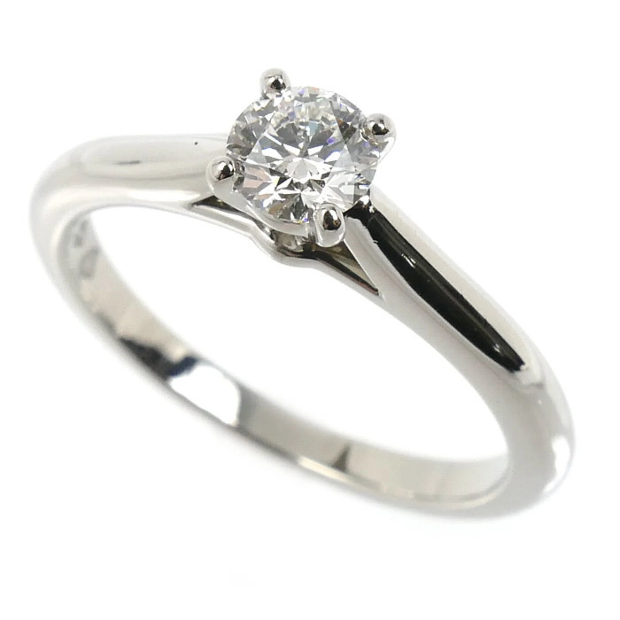 Solitaire Ring Platinum with Diamond