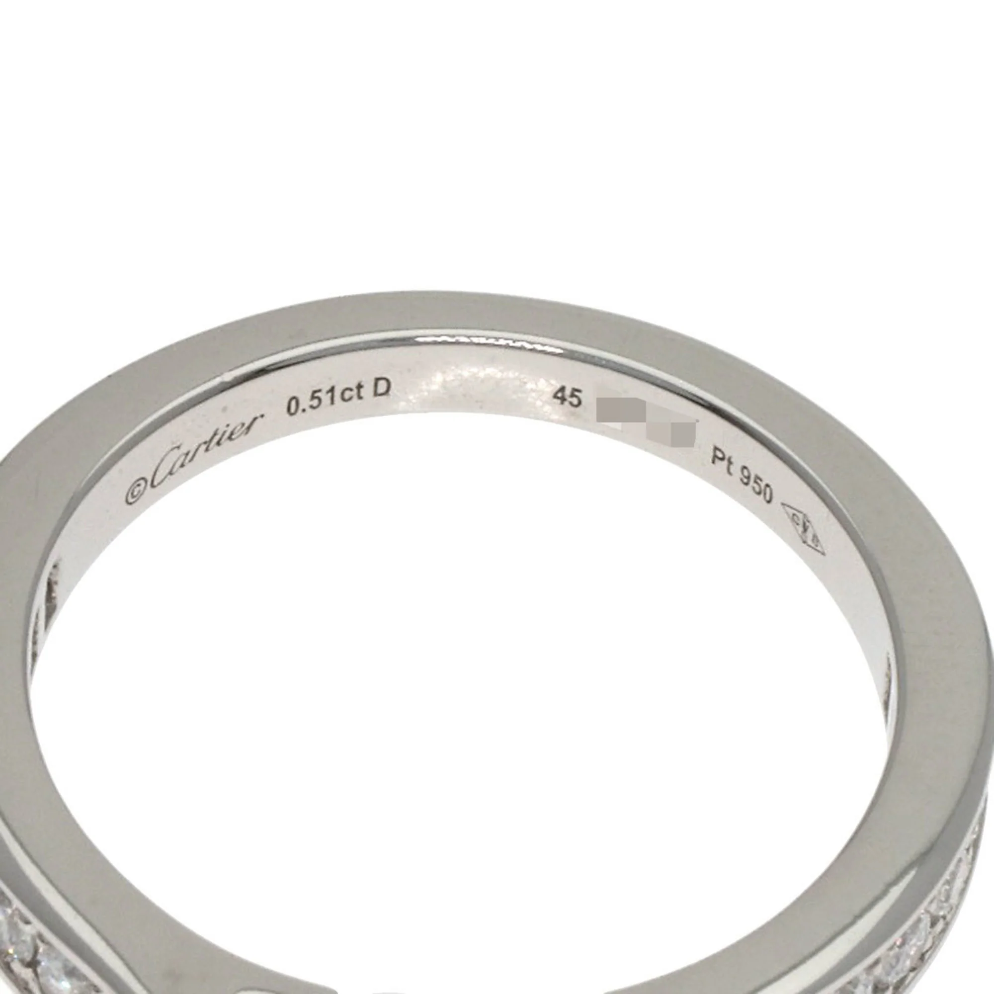 Solitaire Ring Platinum with Diamond - Image 5