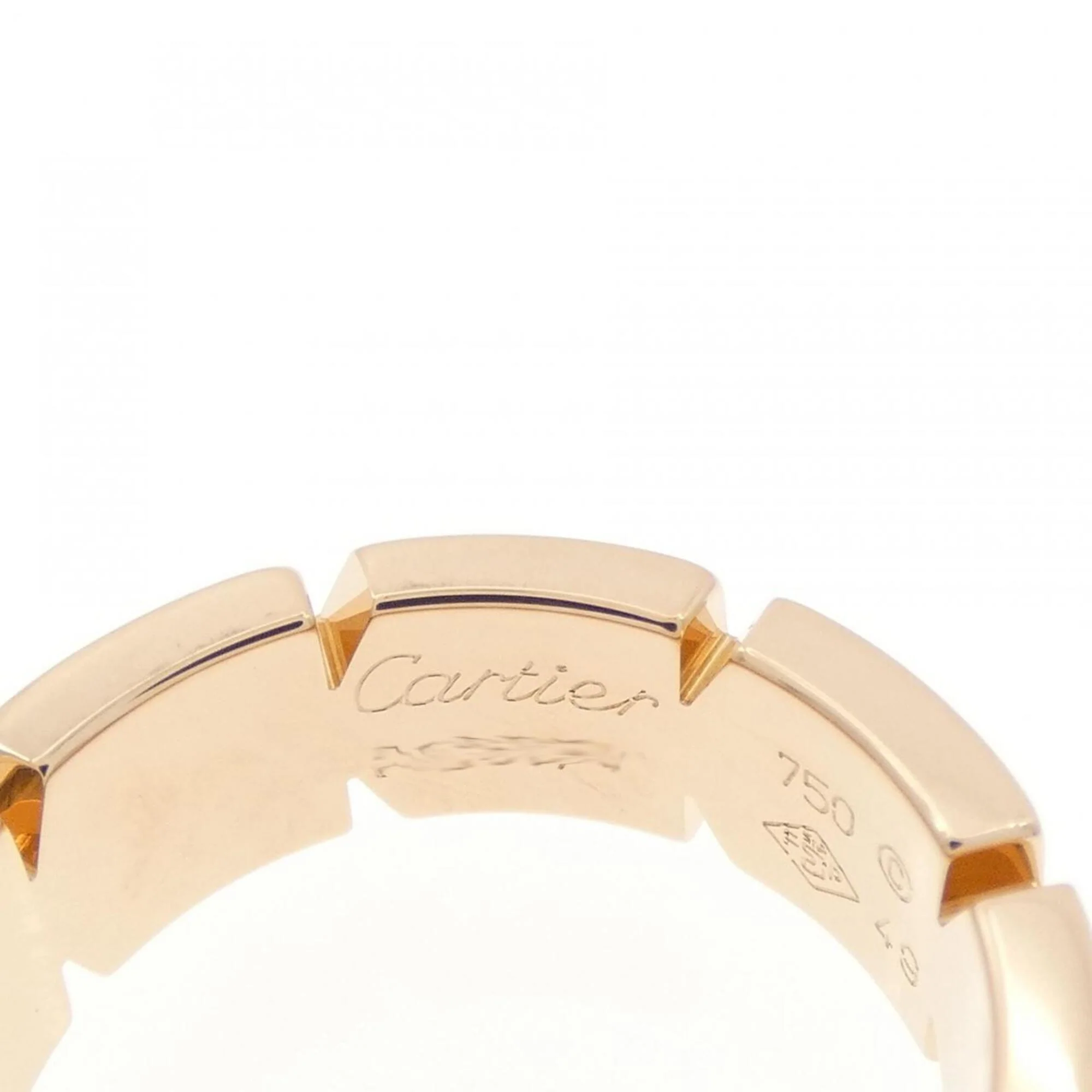 Tank Française Ring 18K Rose Gold Small - Image 3