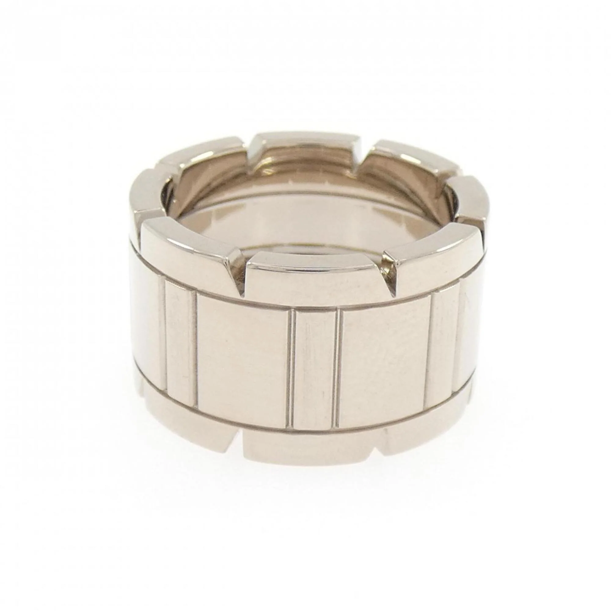 Tank Française Ring 18K White Gold Large - Image 2
