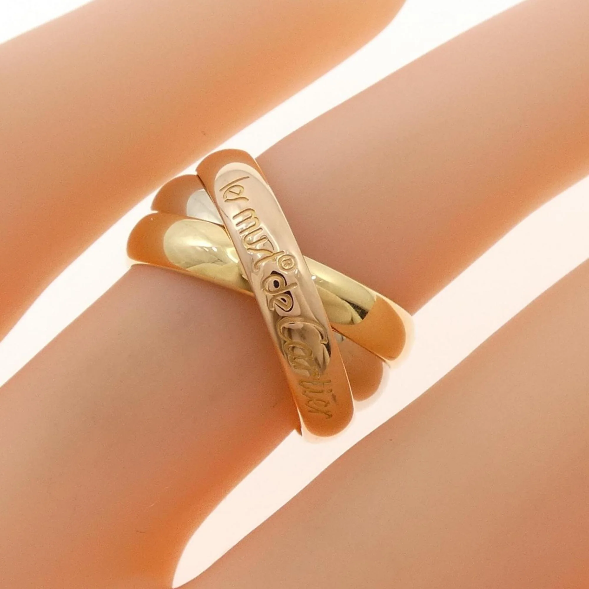 Trinity Ring 18K Tricolor Gold - Image 4