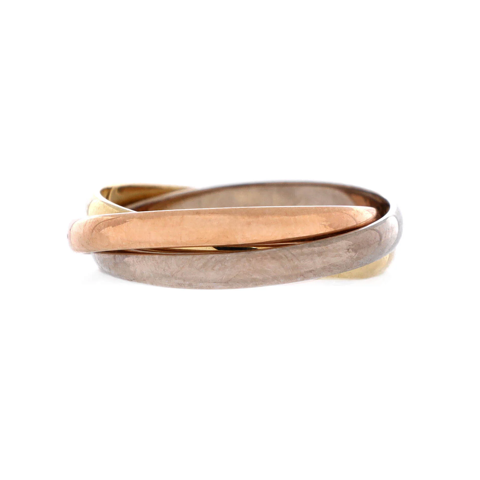 Trinity Ring 18K Tricolor Gold Small - Image 3