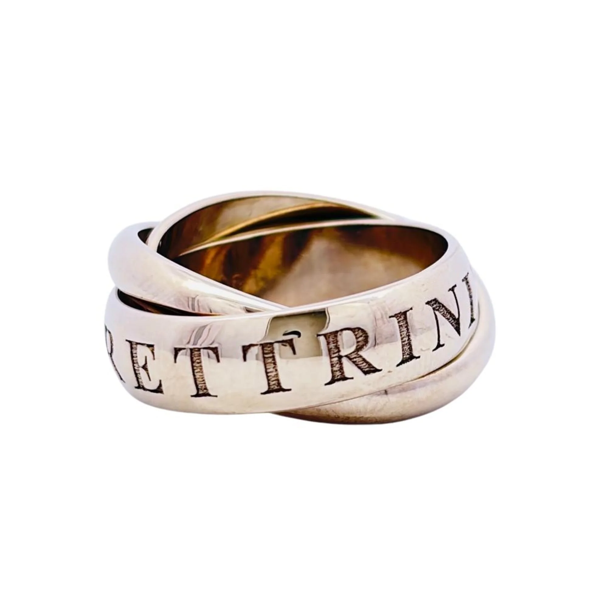 Trinity Ring 18K White Gold