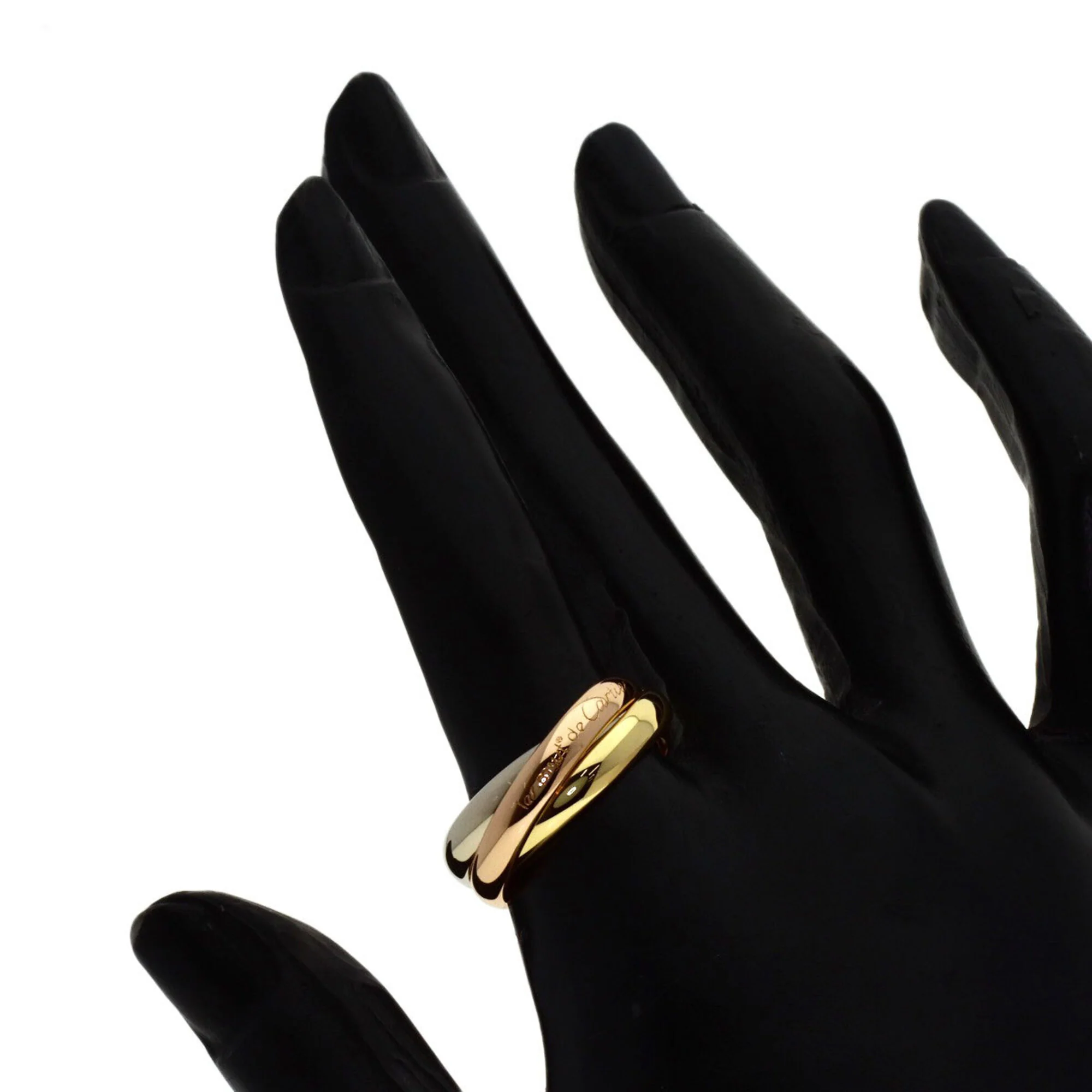 Trinity Ring 18K Yellow Gold and 18K Rose Gold - Image 4