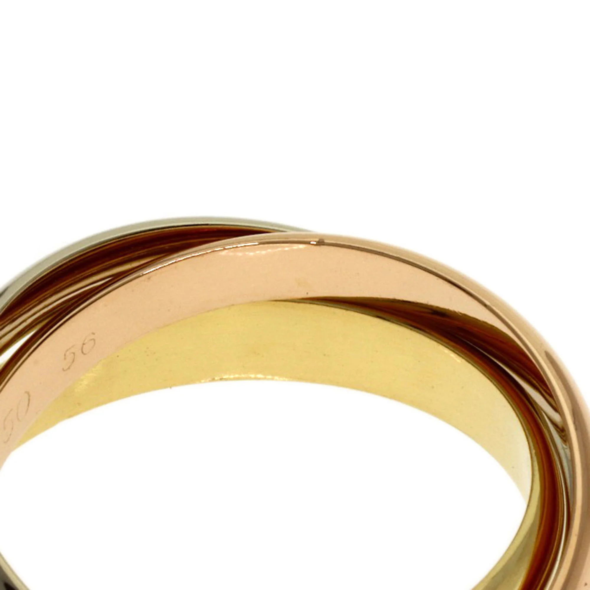 Trinity Ring 18K Yellow Gold and 18K Rose Gold - Image 5