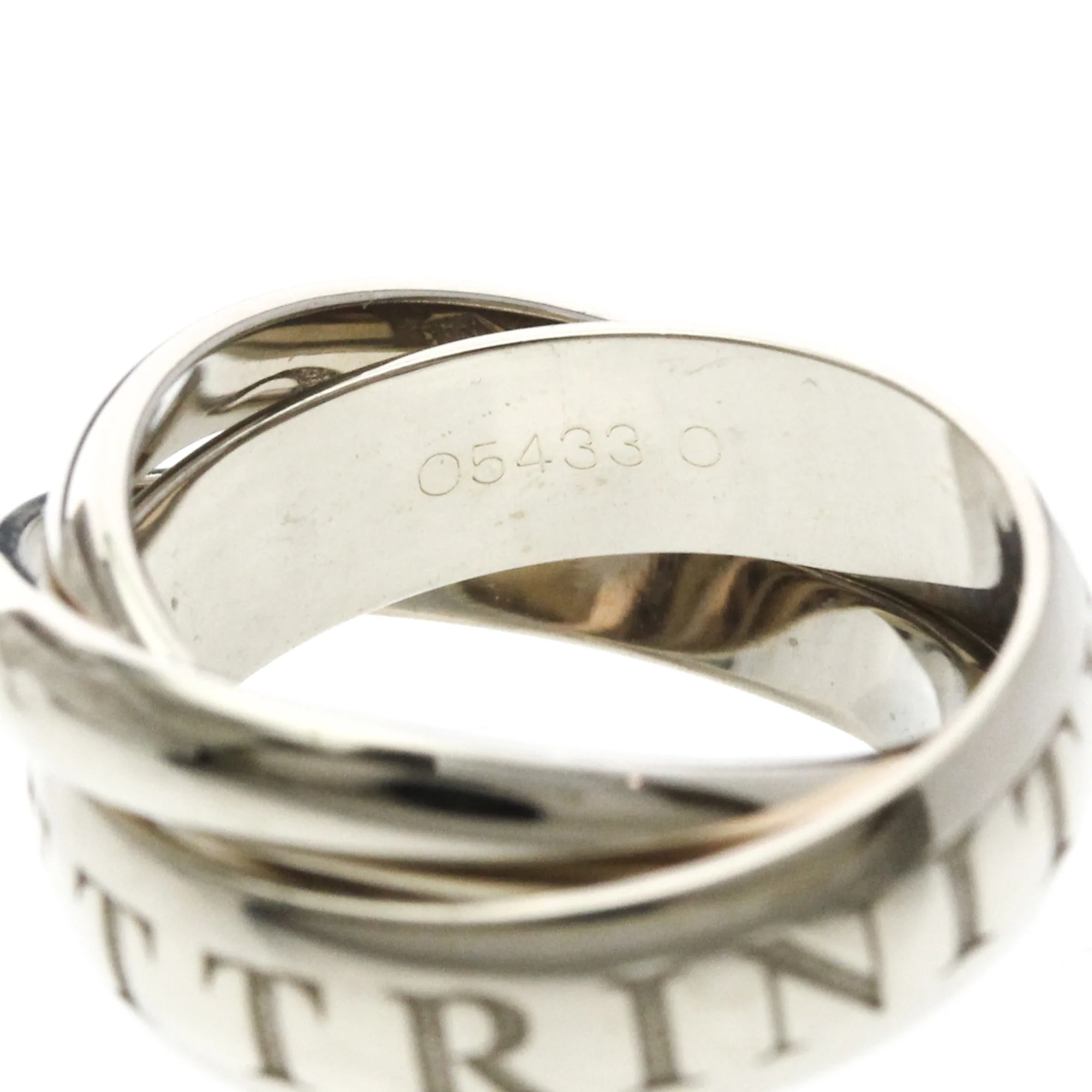 Trinity Ring Sterling Silver and 18K White Gold - Image 7